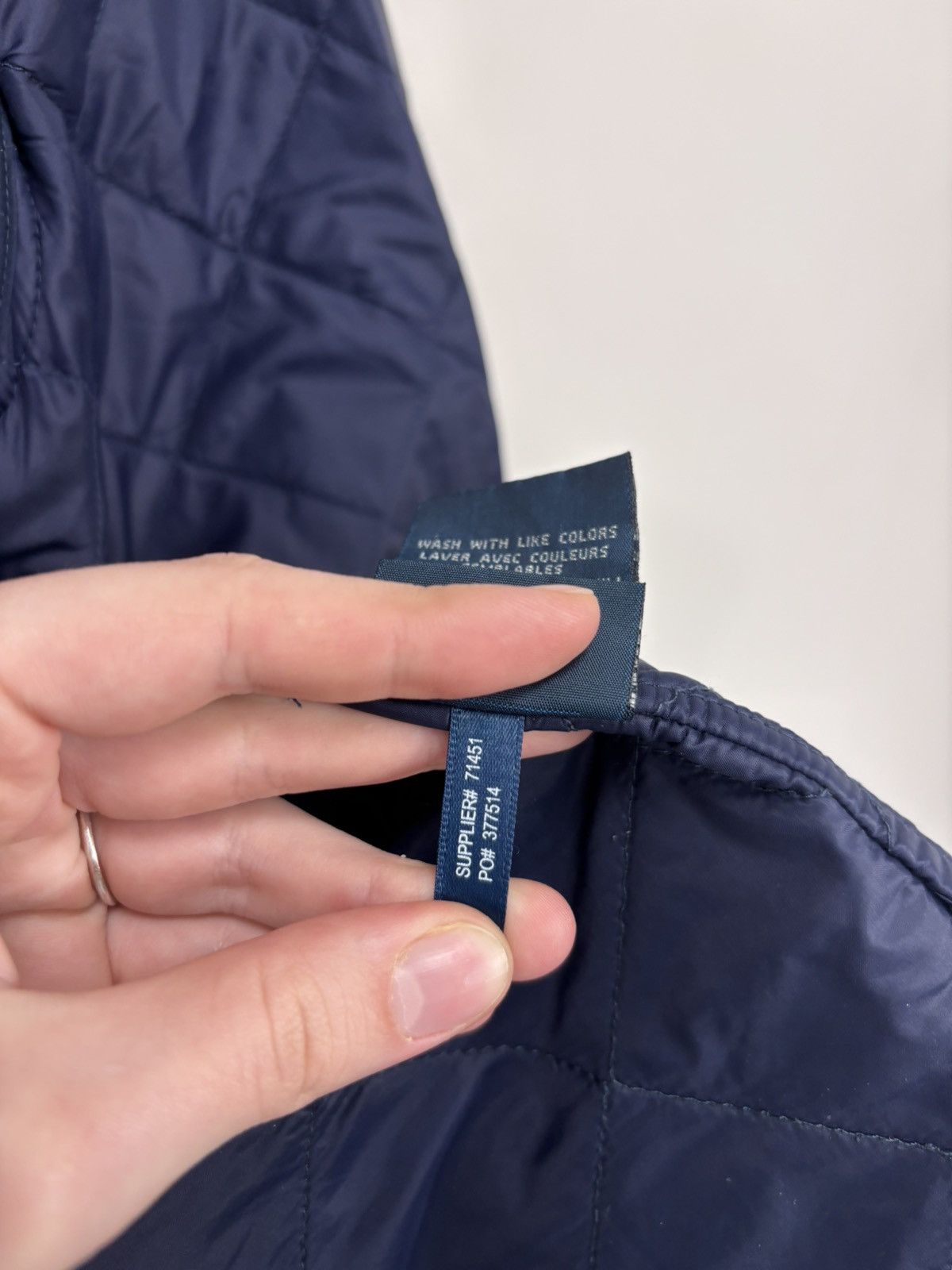 Polo Ralph Lauren Polo Ralph Lauren Men’s Navy Blue Diamond Quilted Jacket Size US S / EU 44-46 / 1 - 18 Thumbnail
