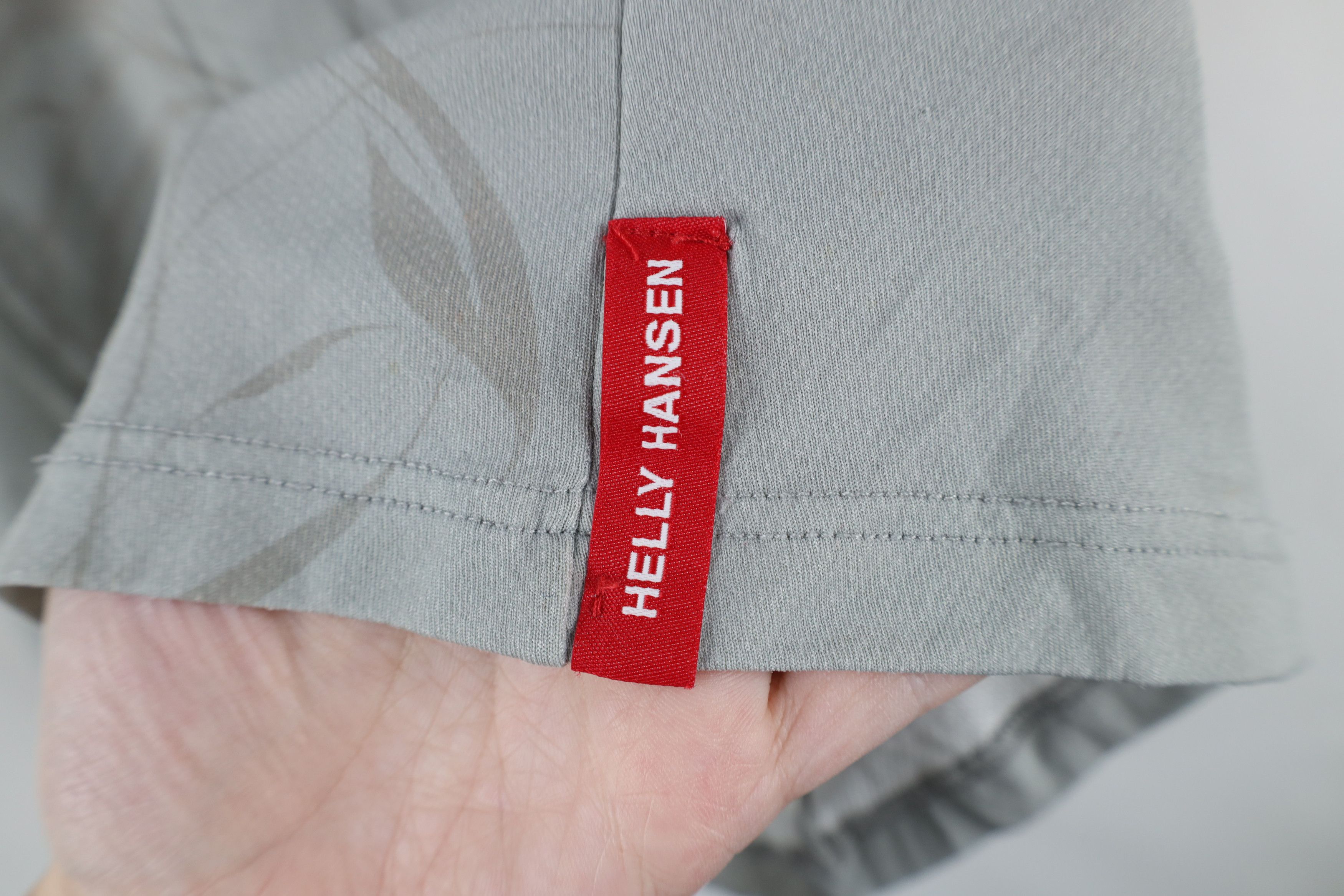 Helly Hansen × Vintage Helly Hansen of Life Volvo Ocean Race V-Neck T-Shirt Gray Size XL / US 12-14 / IT 48-50 - 4 Thumbnail