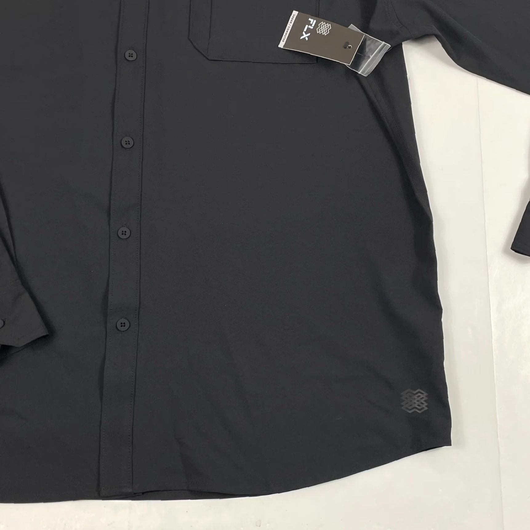 Vintage FLX Shirt Mens XL Black Long Sleeve Button-Up Fishing Stretch Technical Shirt Size US XL / EU 56 / 4 - 5 Thumbnail