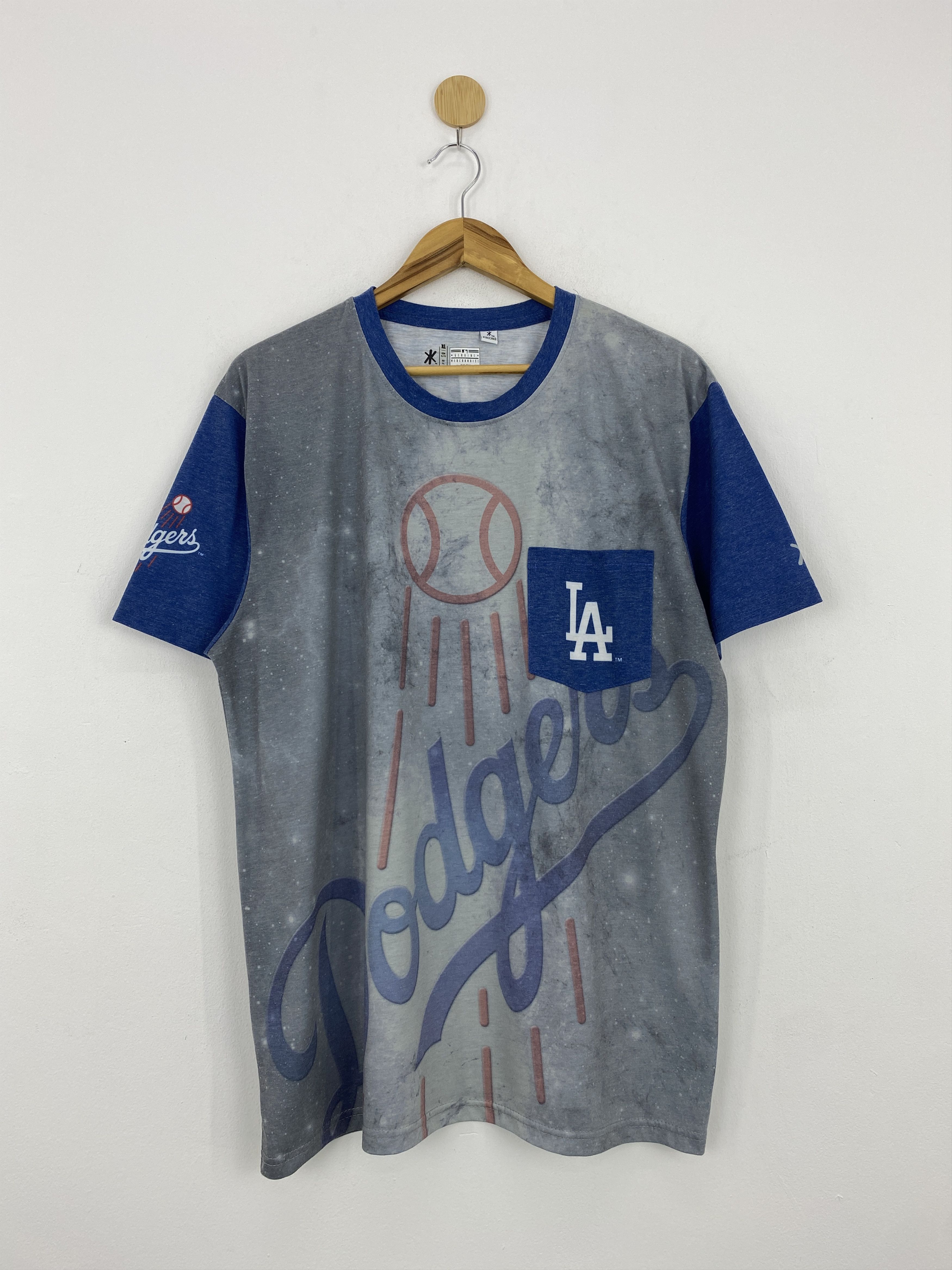 MLB × Vintage Vintage MLB La Dodgers Baseball Team Tee TA0531 Size US XL / EU 56 / 4 - 1 Thumbnail