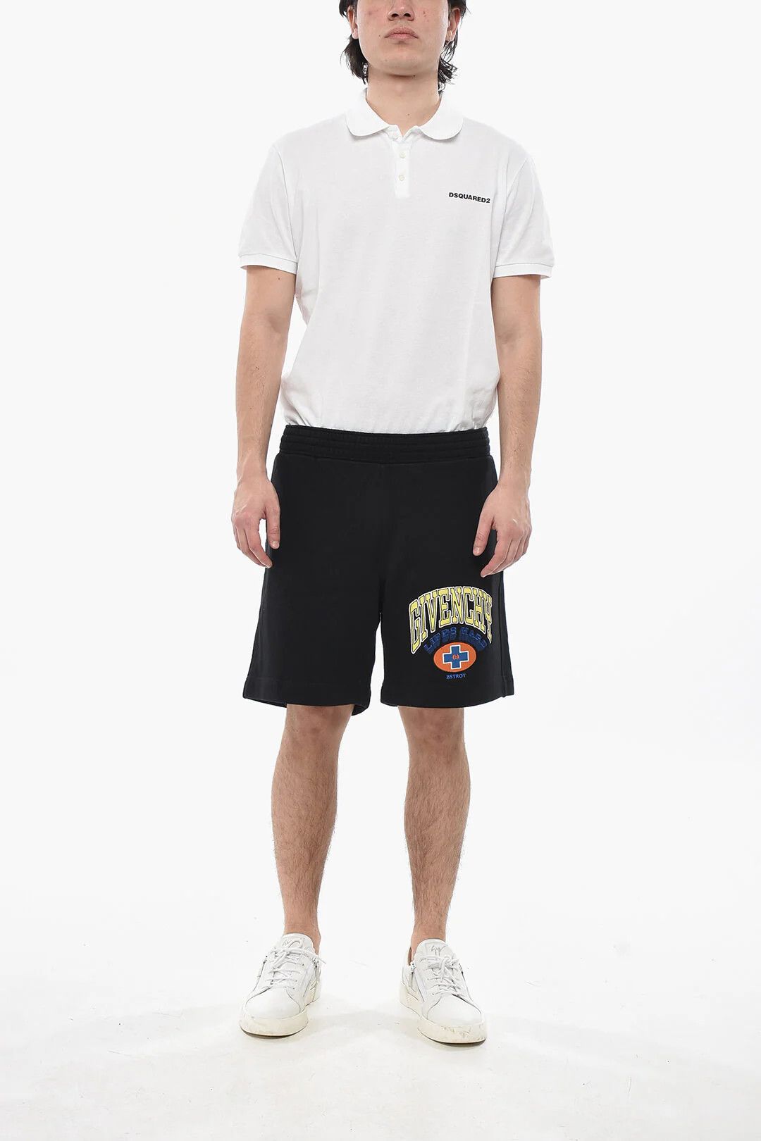 Givenchy og1mm0326 Brushed Cotton Short in Black Size US 36 / EU 52 - 4 Thumbnail