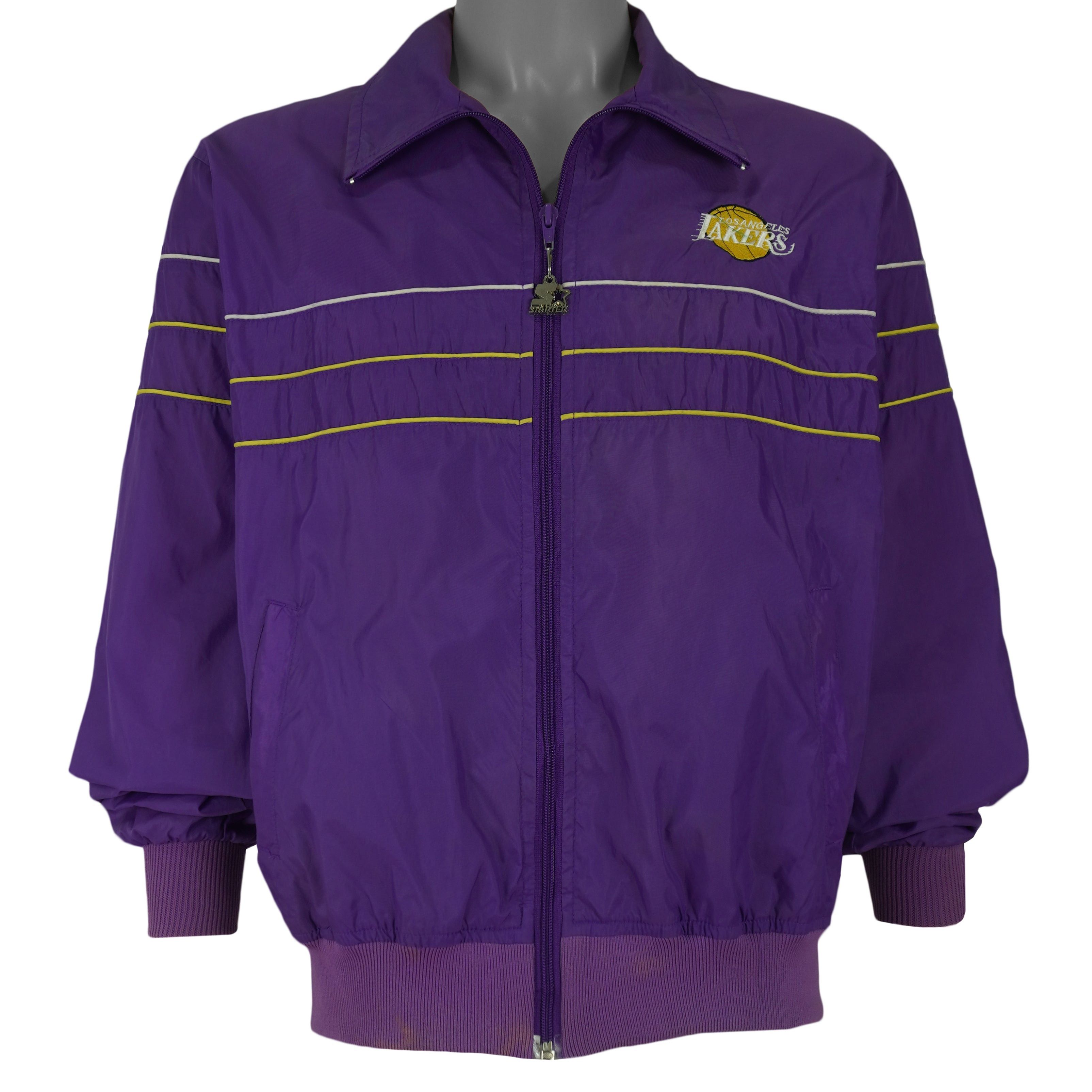 Starter Los Angeles Lakers Windbreaker 1990s Size US M / EU 48-50 / 2 - 1 Thumbnail