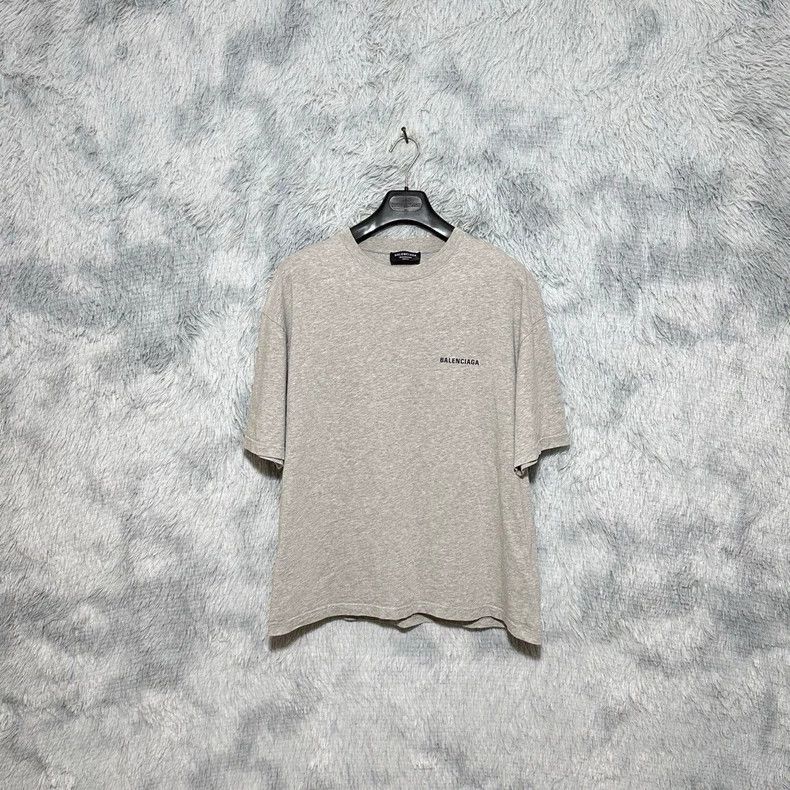 Balenciaga Balenciaga Front and Back Logo Short-Sleeve T-Shirt - dmc Size US M / EU 48-50 / 2 - 1 Thumbnail