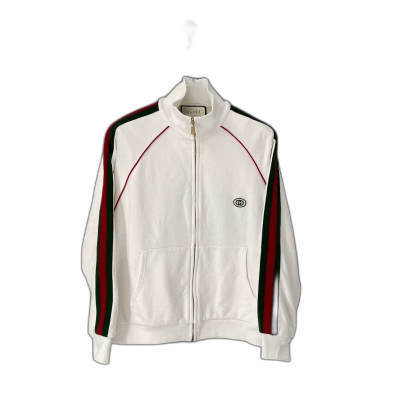 Gucci GUCCI White Zip-Up Knit Hoodie for Men-yf Size US XS / EU 42 / 0 - 1 Thumbnail