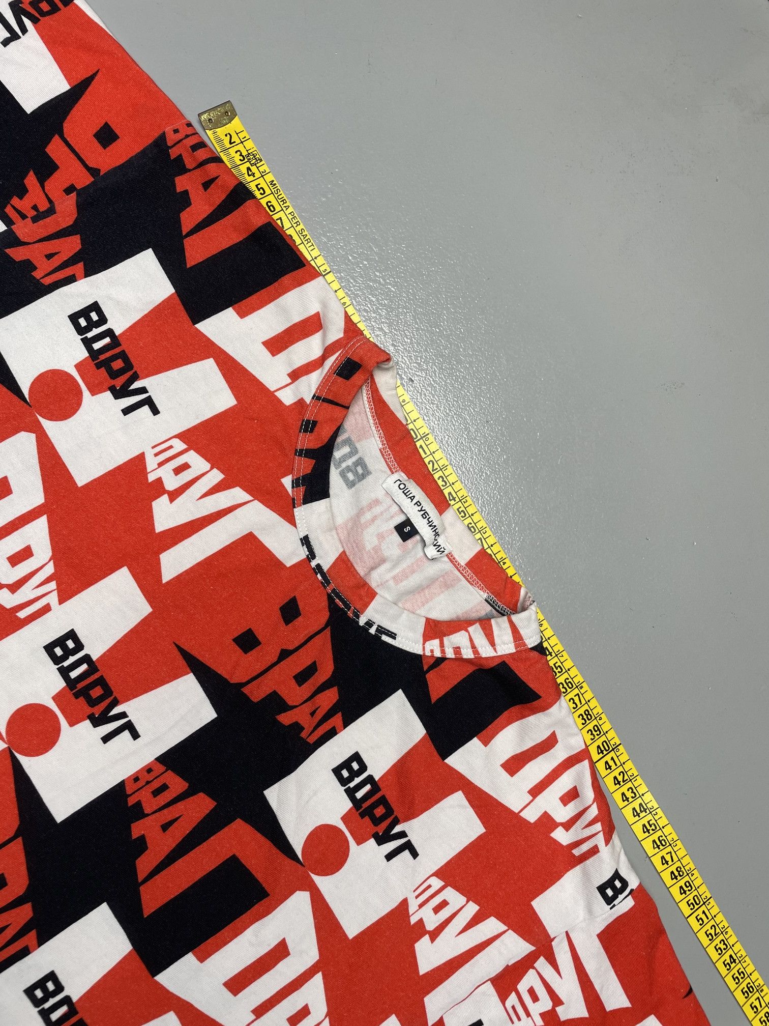Gosha Rubchinskiy Gosha Rubchinskiy A/W 2018 "Friend Suddenly Enemy" t-shirt Size US S / EU 44-46 / 1 - 10 Thumbnail