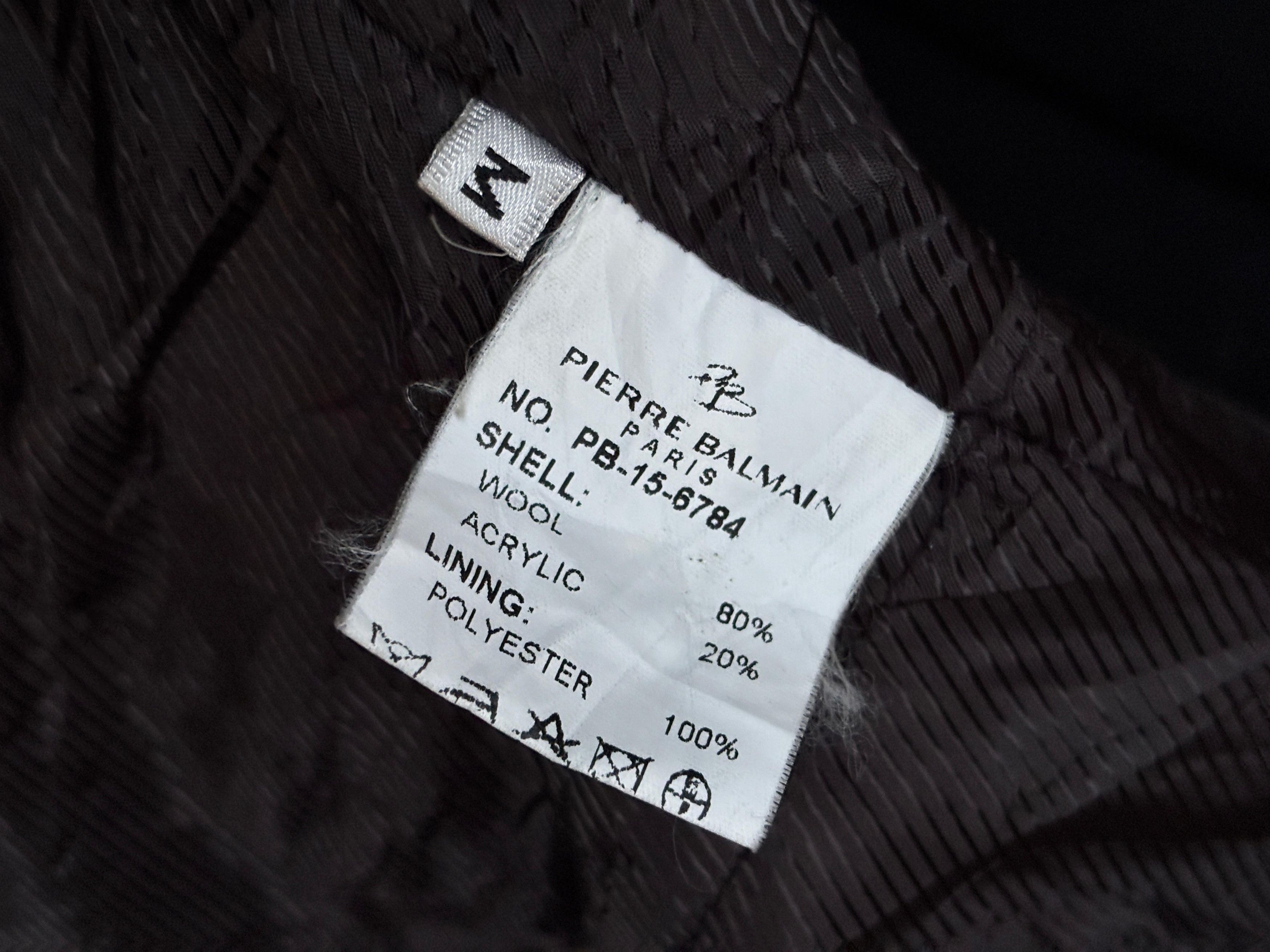 Balmain × Pierre Balmain Vintage Coat Jacket Pierre Balmain Size US M / EU 48-50 / 2 - 9 Thumbnail
