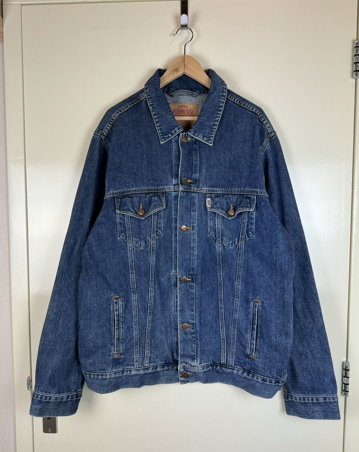 Edwin Edwin Japanese Selvedge Denim Vintage Jacket Filson Coat XXL Size US XXL / EU 58 / 5 - 1 Thumbnail