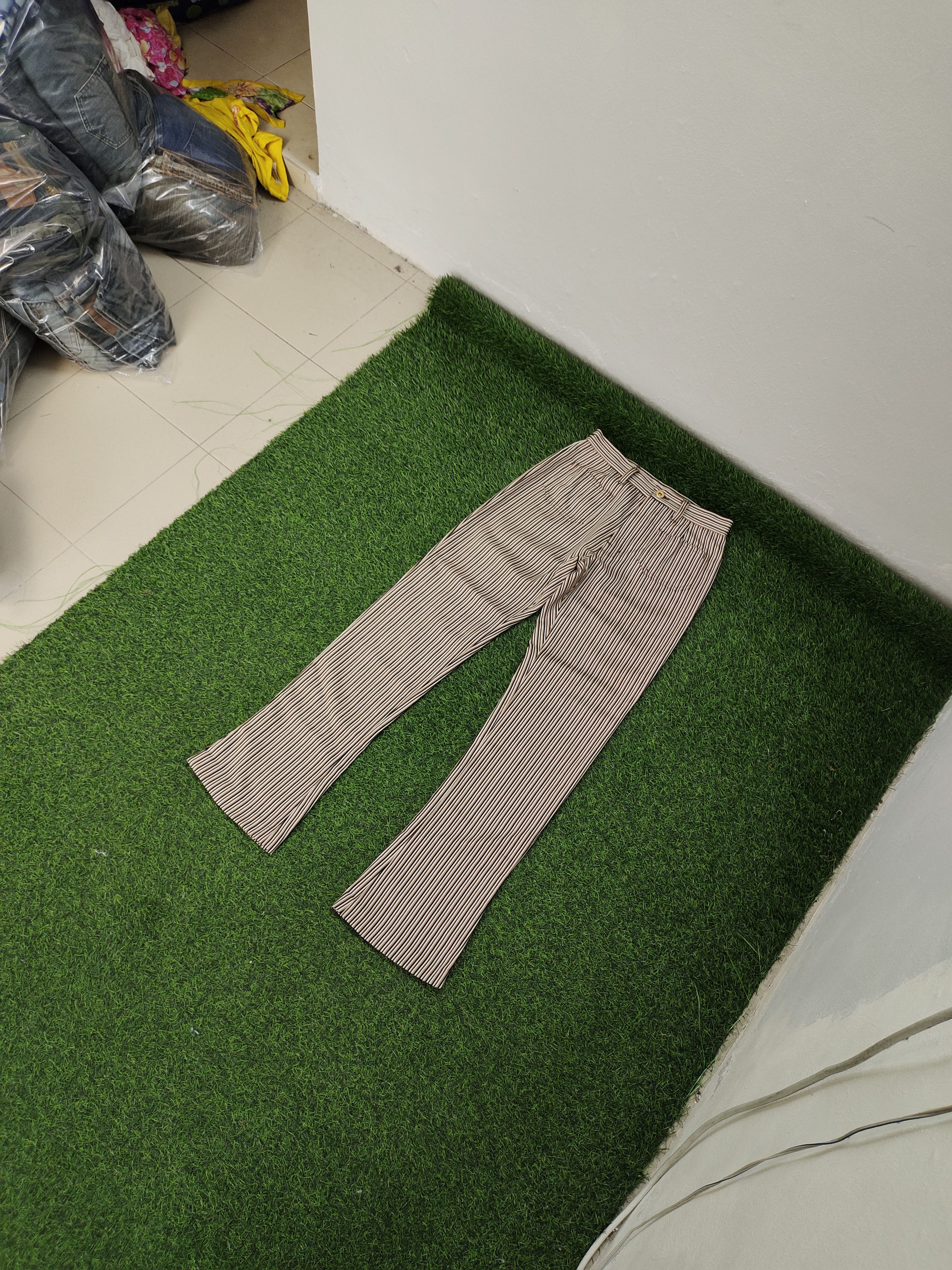 Hysteric Glamour Flare Pants Hysteric Glamour Striped Pants Bootcut 90s Size US 26 / EU 42 - 2 Thumbnail