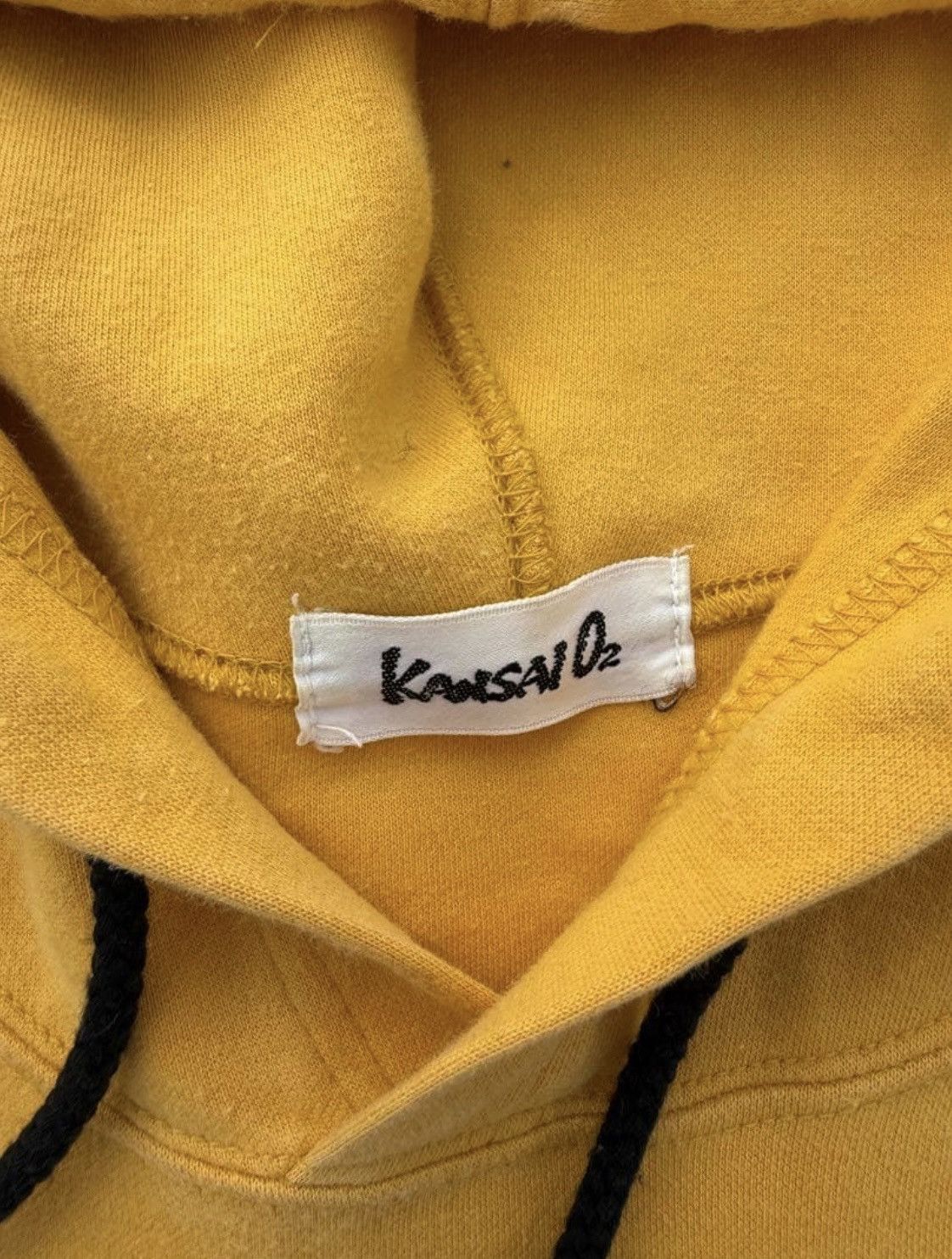 Kansai Yamamoto Vintage 80s Kansai Yamamoto Big Logo Hoodie Made in Japan Size US XL / EU 56 / 4 - 3 Thumbnail