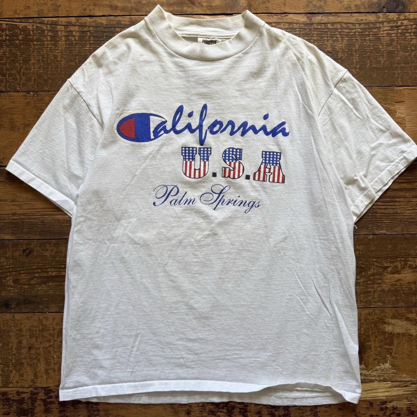 Champion Champion California USA T Shirt 90s Oneita Tag Vintage Tee L Size US L / EU 52-54 / 3 - 1 Thumbnail