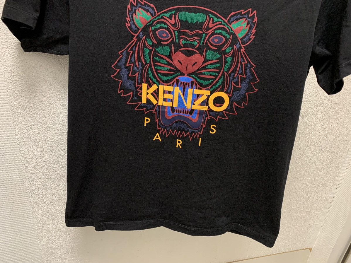 Kenzo Kenzo black t-shirt big logo L as Size US L / EU 52-54 / 3 - 3 Thumbnail