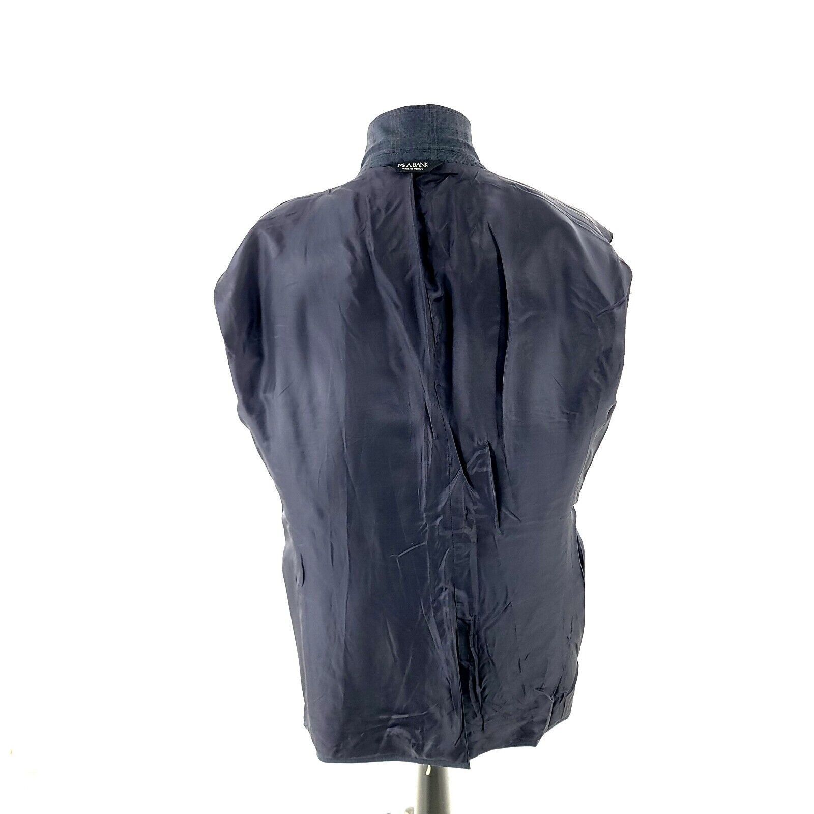 Jos. A. Bank Jos A Bank Signature Collection Wool 2 Button Blazer 42L Blu Size 42L - 12 Thumbnail