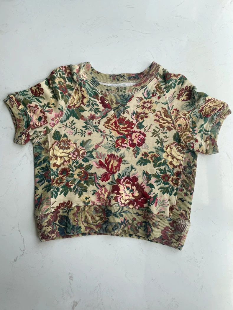 Undercover Undercover size os 2000AW petal knit short sleeves 2504-Ne Size US M / EU 48-50 / 2 - 2 Thumbnail