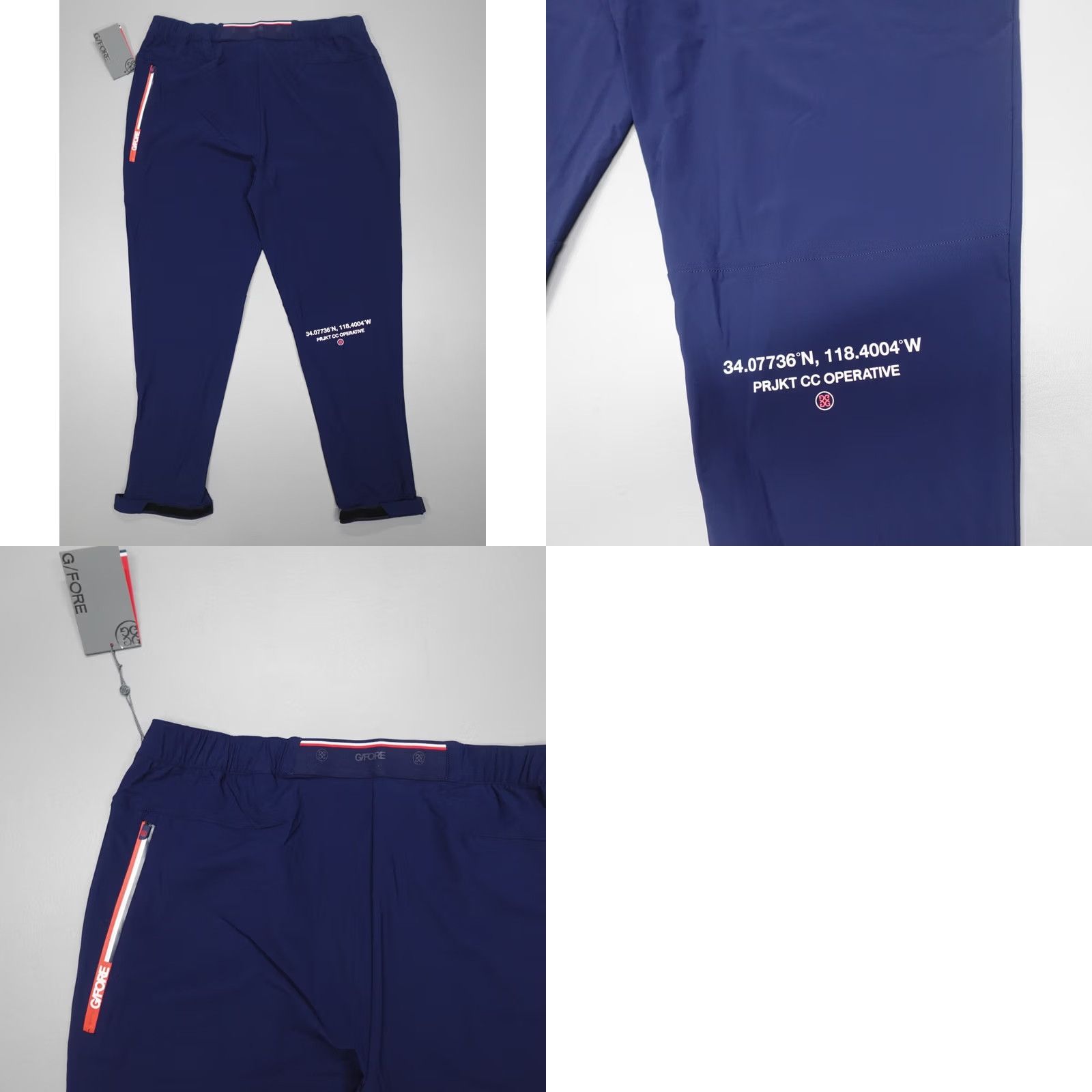G/FORE G/Fore Patriot Men Stretch Warp Knit Active Pant XL Blue Nylon Blend Jogger Tailored Size US 36 / EU 52 - 9 Thumbnail