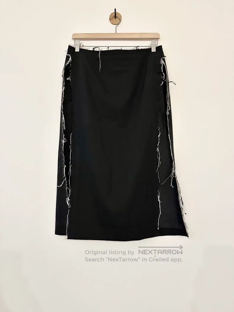 Comme des Garcons Comme Des Garcons size S Side split suit skirt Size 23" - 1 Thumbnail