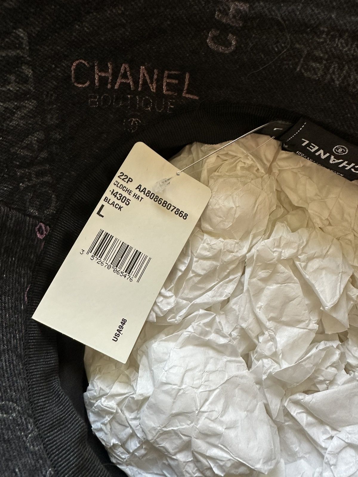 Chanel Chanel 22P graffiti denim bucket hat size Size ONE SIZE - 6 Thumbnail