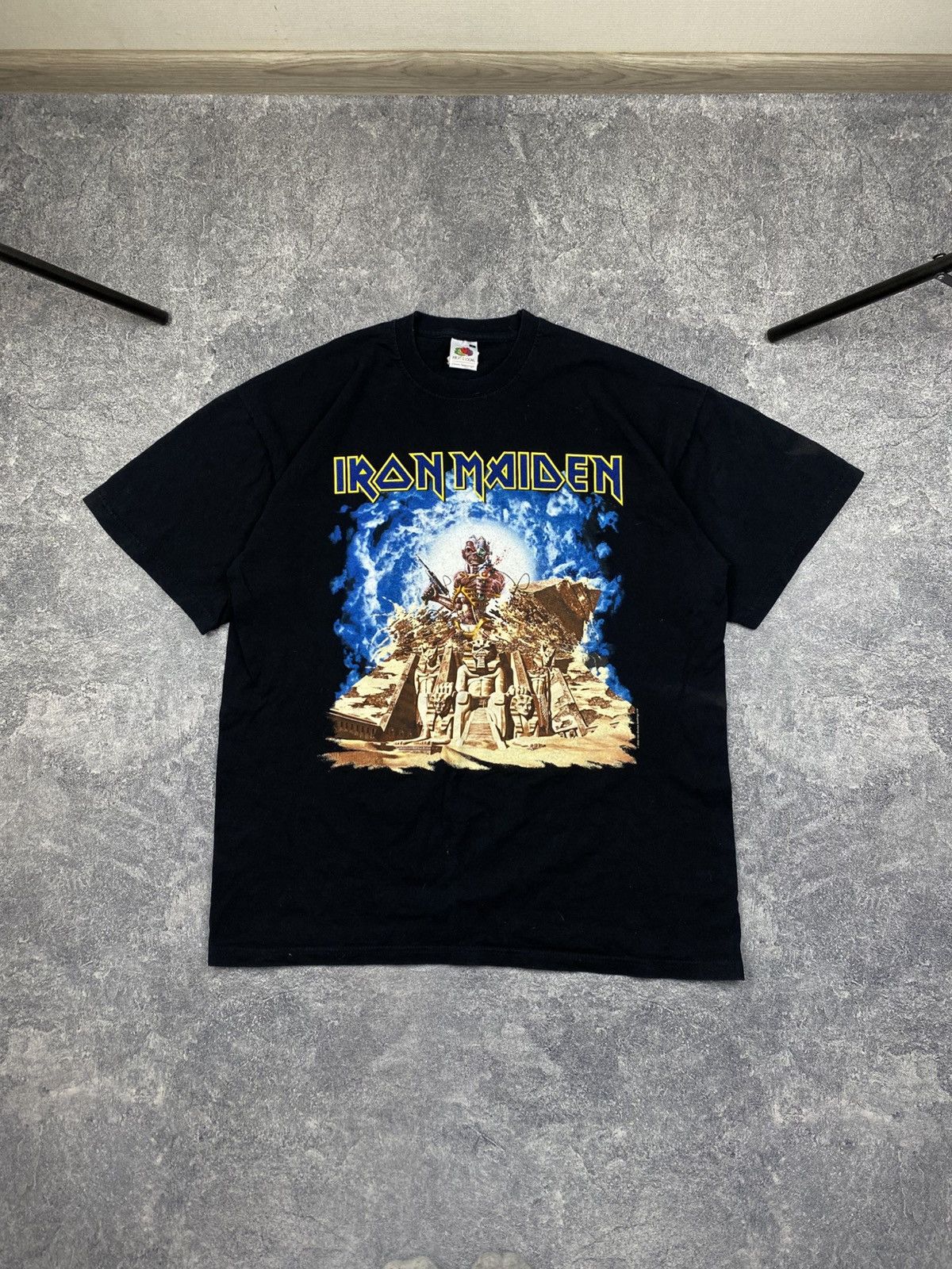 Band Tees × Iron Maiden × Vintage Vintage Iron Maiden Somewhere Back In Time Tour 2008 T-Shirt Size US L / EU 52-54 / 3 - 1 Thumbnail