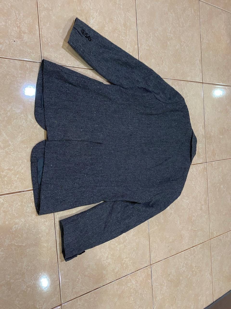 Comme Ca Ism Herringbone Wool Blazer Size US M / EU 48-50 / 2 - 9 Thumbnail