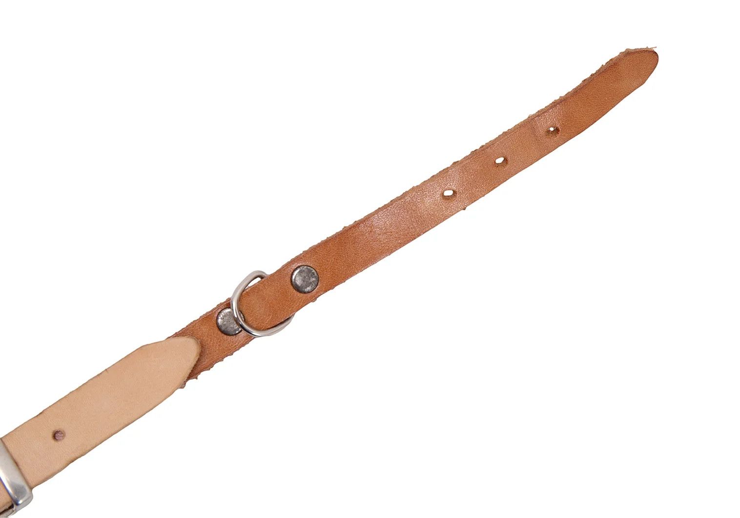 Maison Margiela Leather Narrow Belt in Brown, Size 70 Size ONE SIZE - 8 Thumbnail