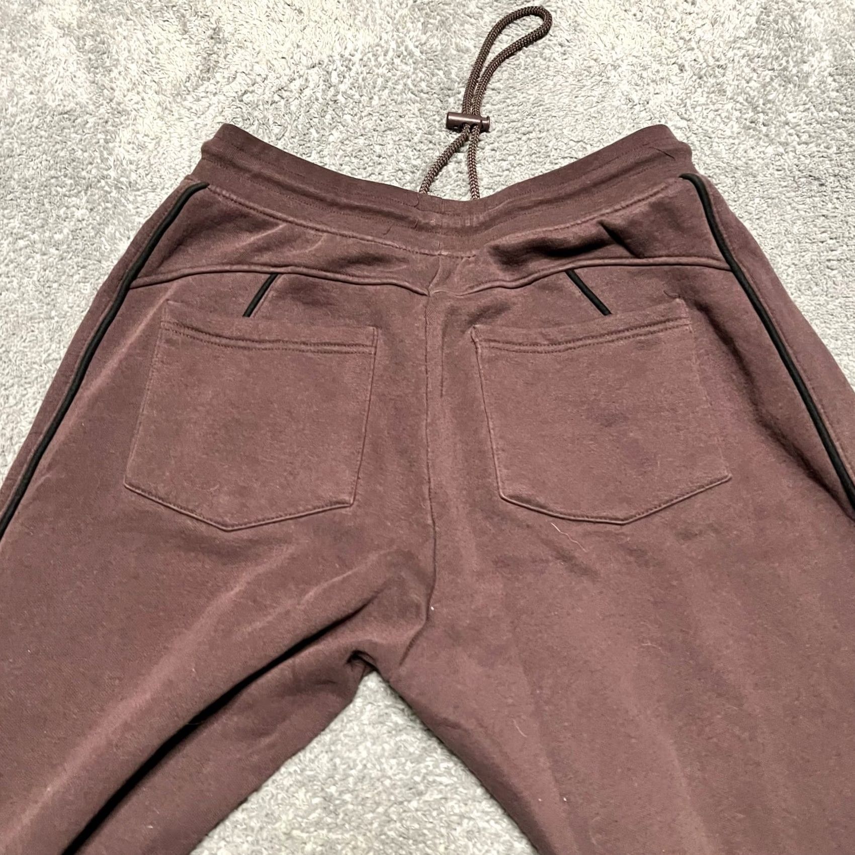 Vintage Alphalete Jogger Pants Mens M Regular Maroon Sweatpants Lounge Pants Jogger Men Red 2010s 90s? Size US 31 - 4 Thumbnail