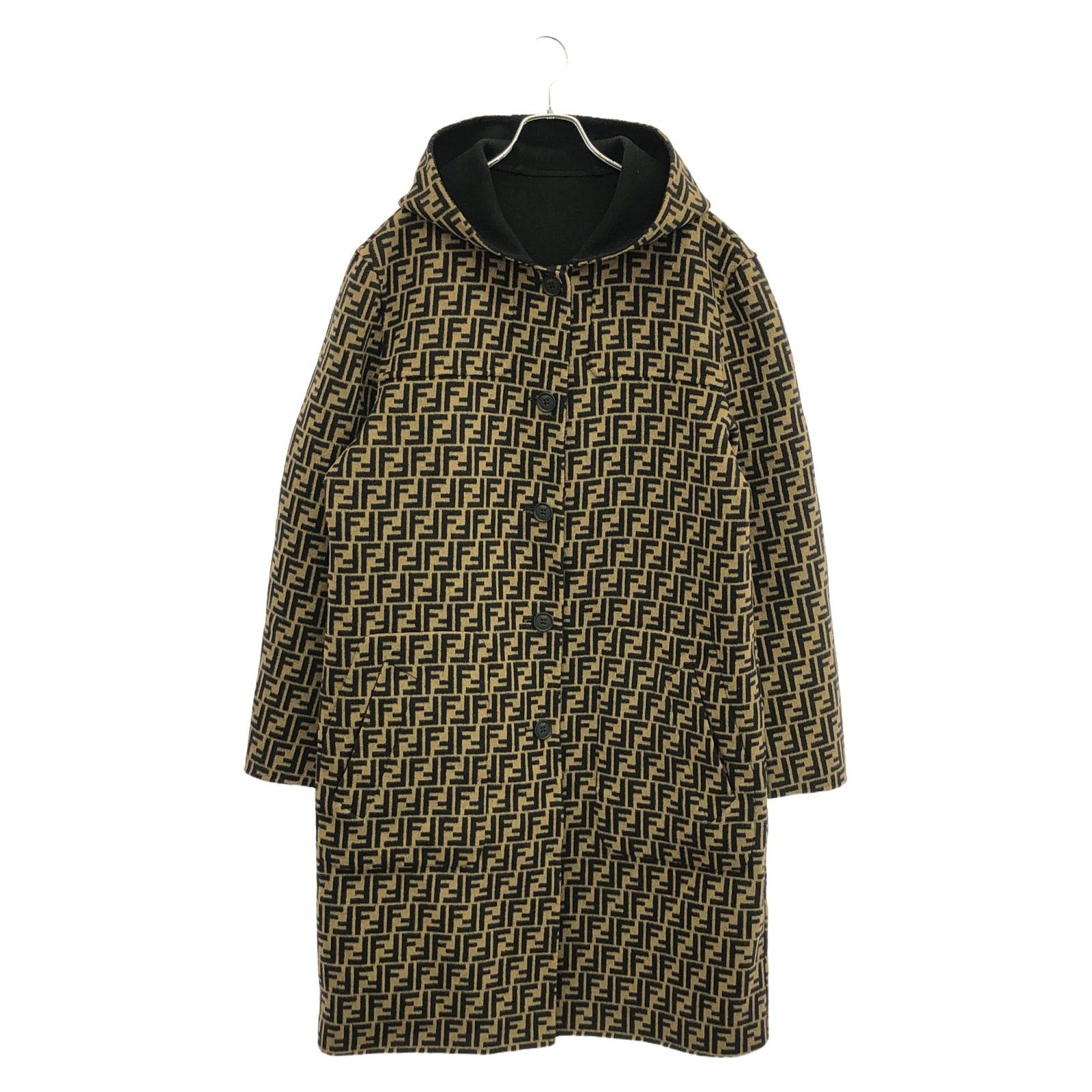 Fendi Fendi Coat Wool Brown Size ONE SIZE - 1 Thumbnail
