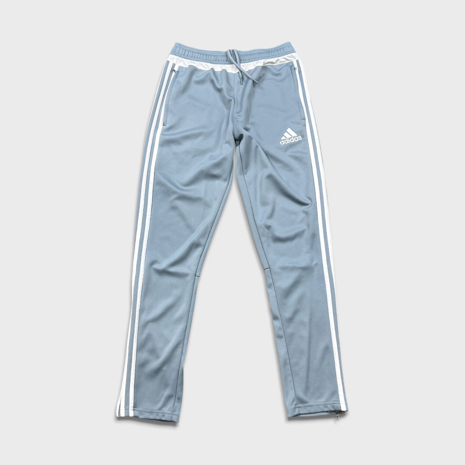 Adidas × Vintage Adidas Track Pants Small Essentials Stripe Training Athletic Size US 26 / EU 42 - 1 Thumbnail