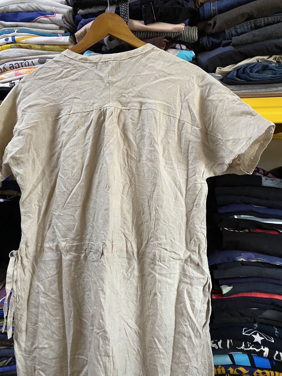 Japanese Brand Archive Y's for Living Japanese Brand Dress oldcotton design Size ONE SIZE - 7 Thumbnail