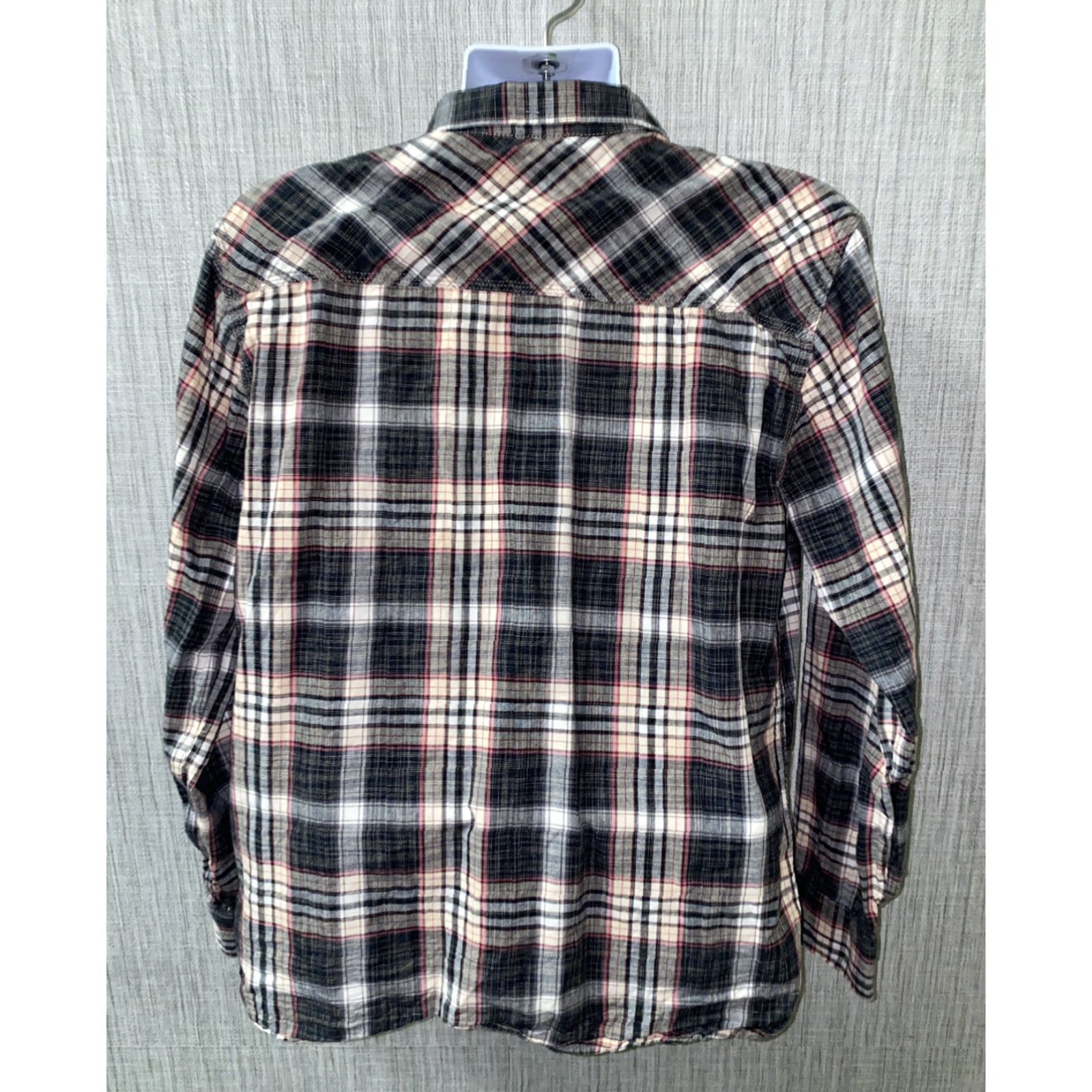 Levi's Levi’s Mens Multi Color Plaid Long Sleeve Button Front Shirt XL Regular Men Size US XL / EU 56 / 4 - 5 Thumbnail