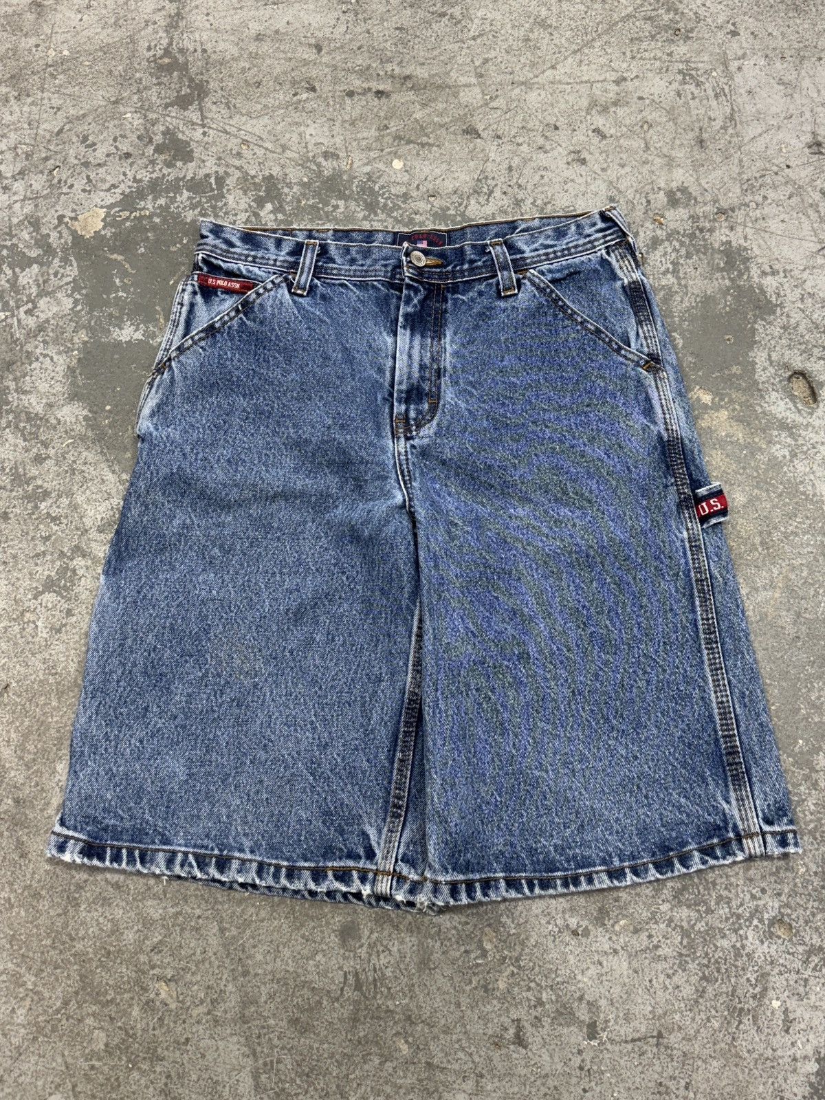 U.S. Polo Assn. Vintage y2k U.S. Polo Assn. Denim Shorts Size US 29 - 5 Thumbnail