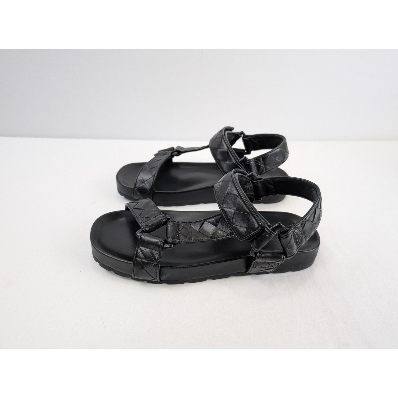 Bottega Veneta o1rshd1 Prov Victory Trip Sandal in Black Size US 10 / EU 43 - 12 Thumbnail
