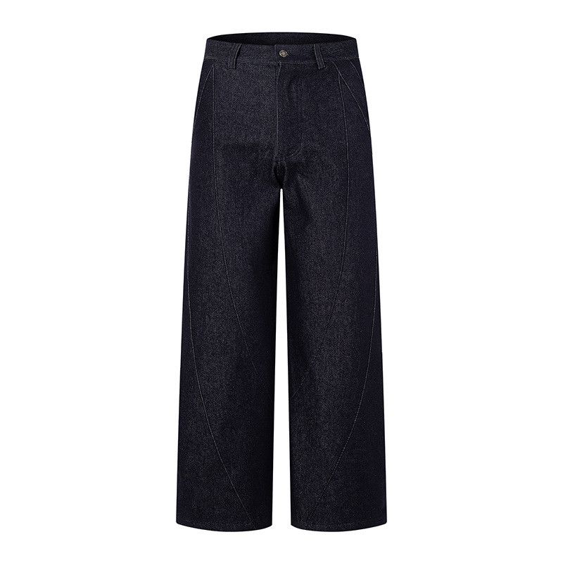 Jean American street retro men's loose wide-leg jeans Size US 32 / EU 48 - 1 Thumbnail
