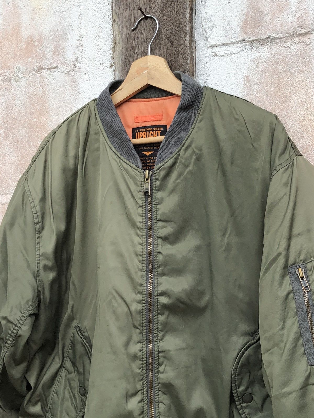 Japanese Brand Bomber Jacket UpRight Military Size US L / EU 52-54 / 3 - 4 Thumbnail
