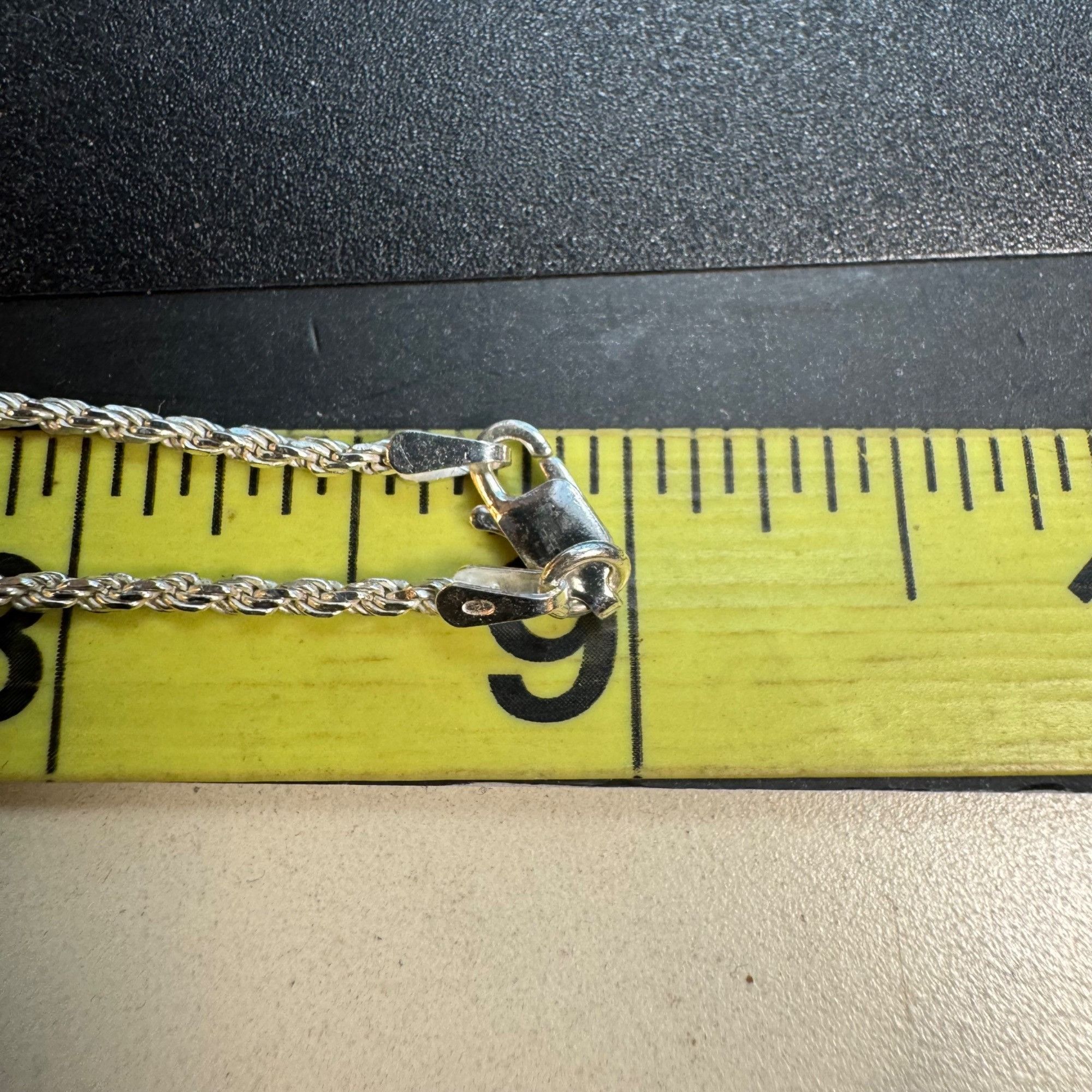 Other VTG Solid Sterling Silver 925 Textured Cross Pendant Necklac Size ONE SIZE - 8 Thumbnail