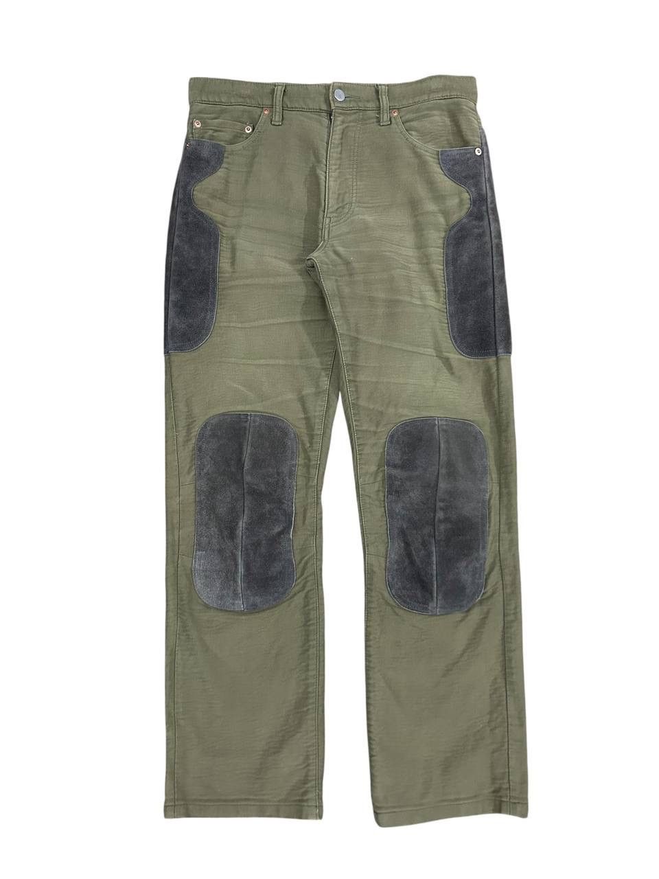 Archive A/W 2001 CDG Homme Cowhide Patches Pant