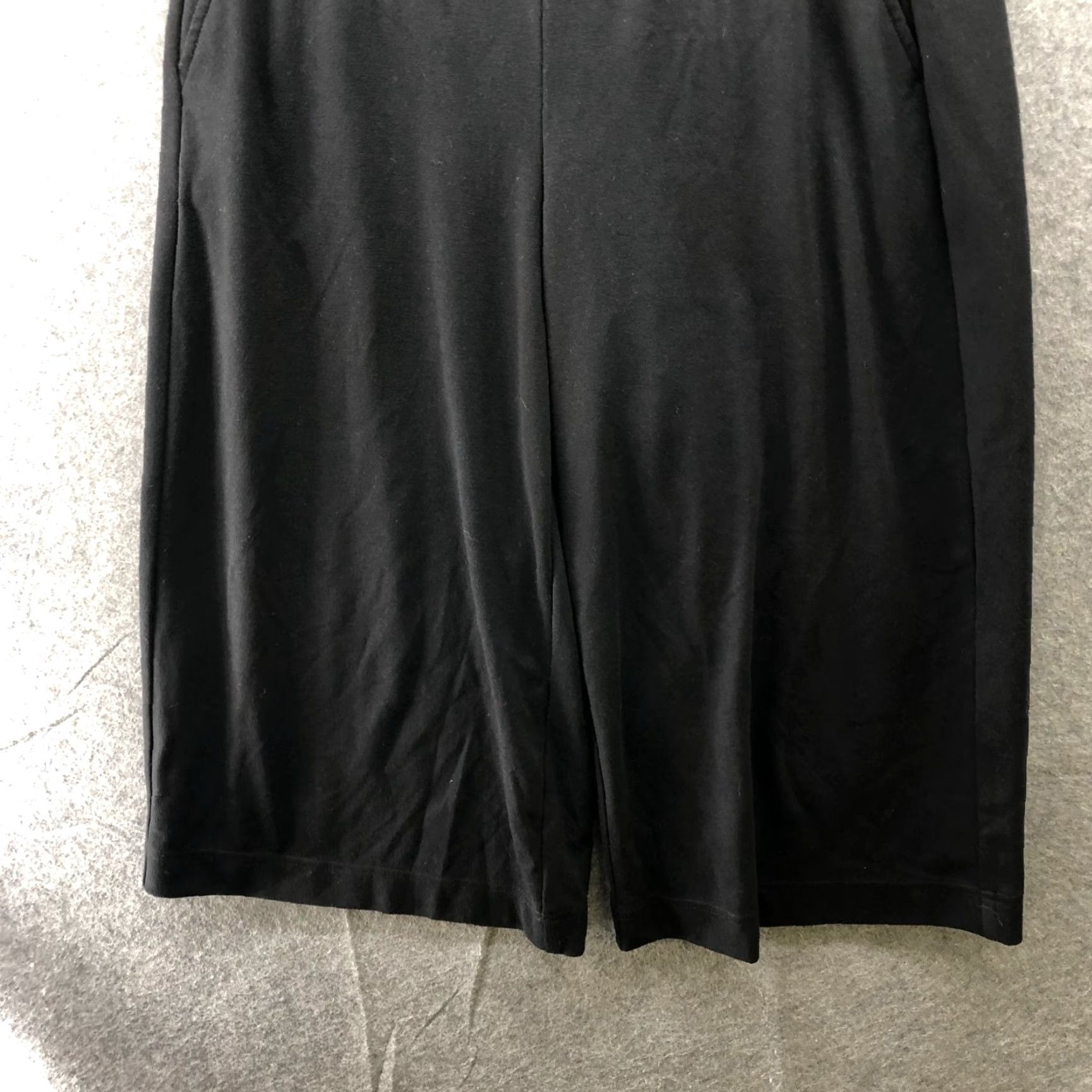 Gap Gap Pants Womens LP Black Knit Wide-Leg Cropped High Rise Trouser Comfort Ponte Crop Style Casual Size 36" / US 14 / IT 50 - 4 Thumbnail