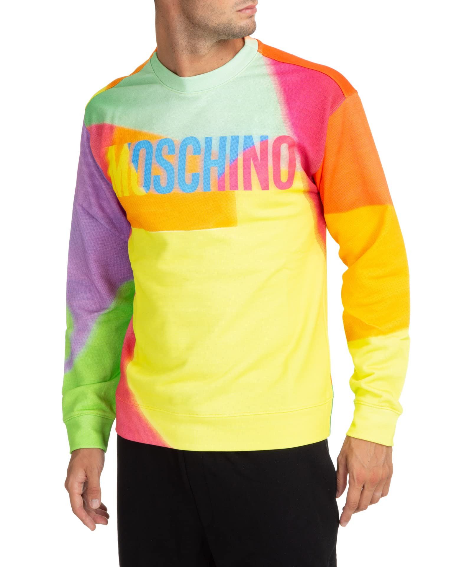 Moschino o1y0225 Logo Crewneck Sweatshirt in Multicolor Size US S / EU 44-46 / 1 - 1 Thumbnail