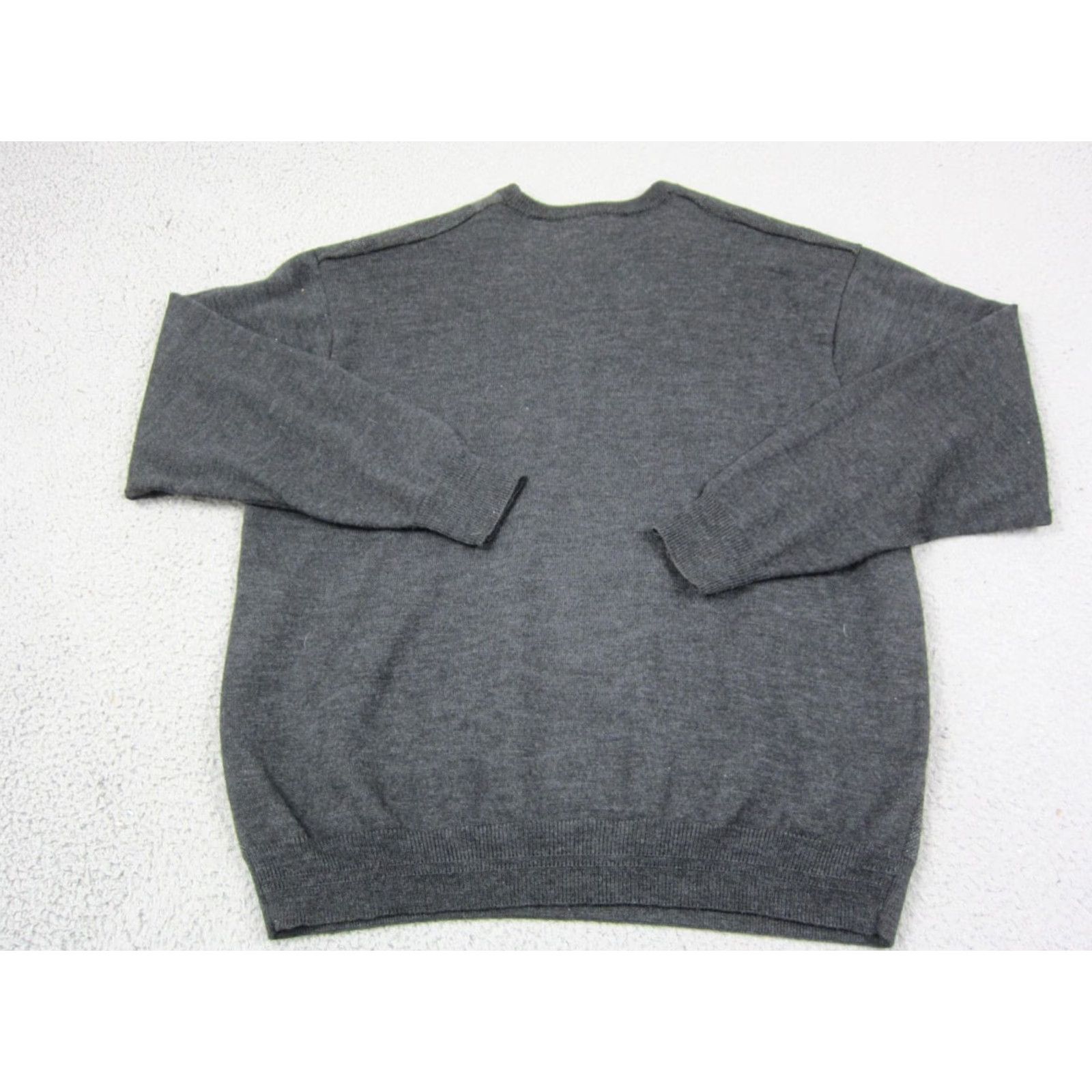 Cotton Traders VINTAGE Cotton Traders Sweater Mens XL Gray Plaid Wool Blend Crewneck 90s City Preppy All Seasons Mens Size US XL / EU 56 / 4 - 7 Thumbnail