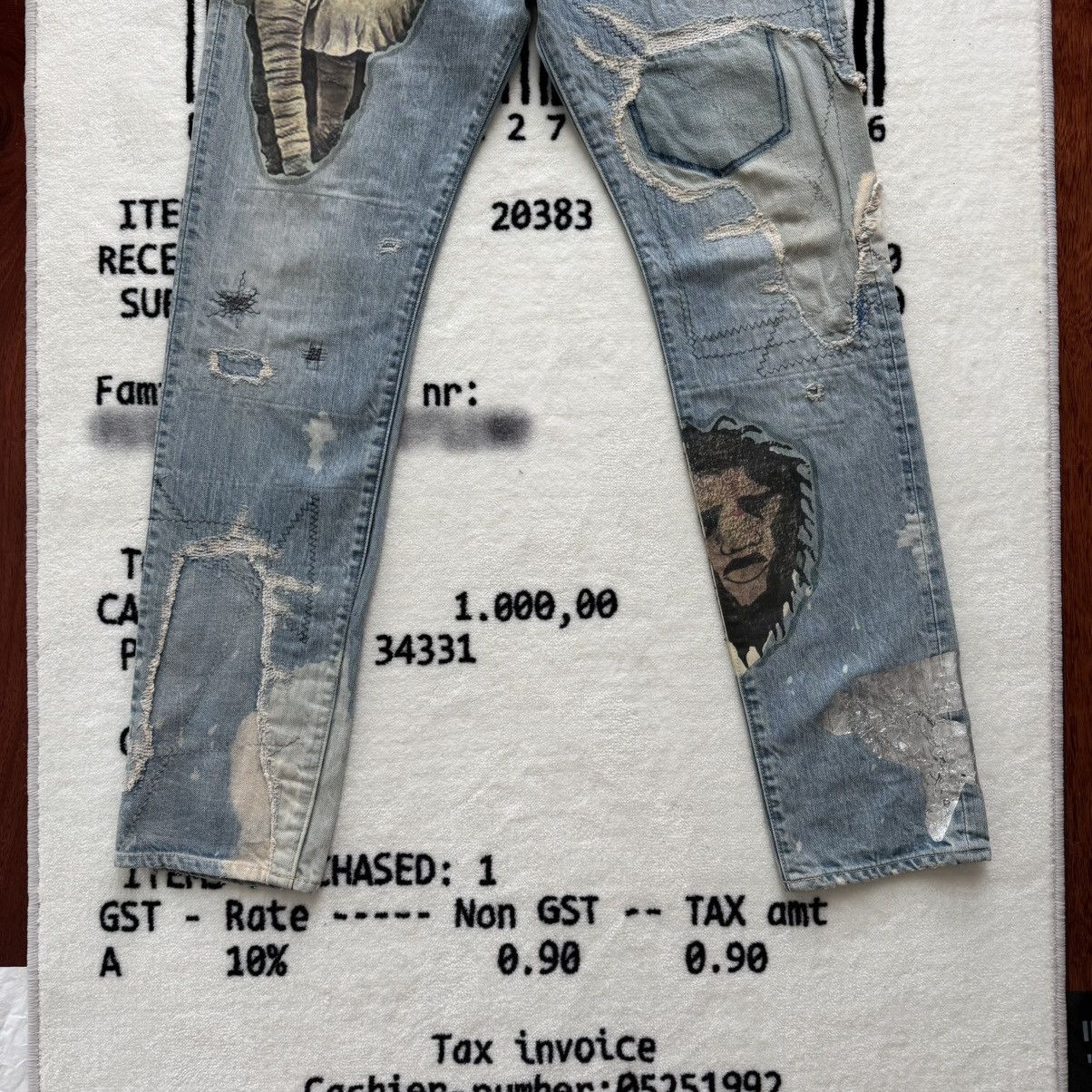 Kapital Kountry 14Oz Denim 5P Okabilly Africa Tribals Remake Size US 34 / EU 50 - 7 Thumbnail