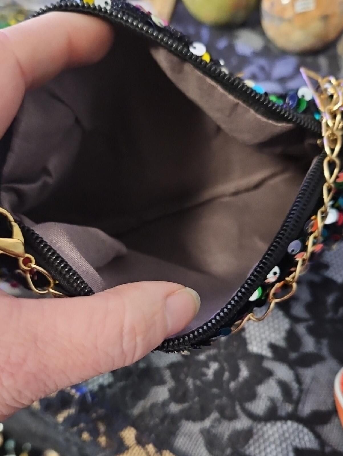 Other Sequin Chain Crossbody Bag - Multicolor Sparkle Size ONE SIZE - 2 Thumbnail