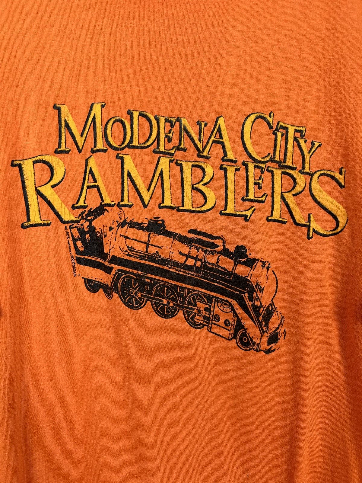 Band Tees 90s Vintage Modena City Ramblers 1997 Single Stitch T-Shirt Size US M / EU 48-50 / 2 - 2 Thumbnail