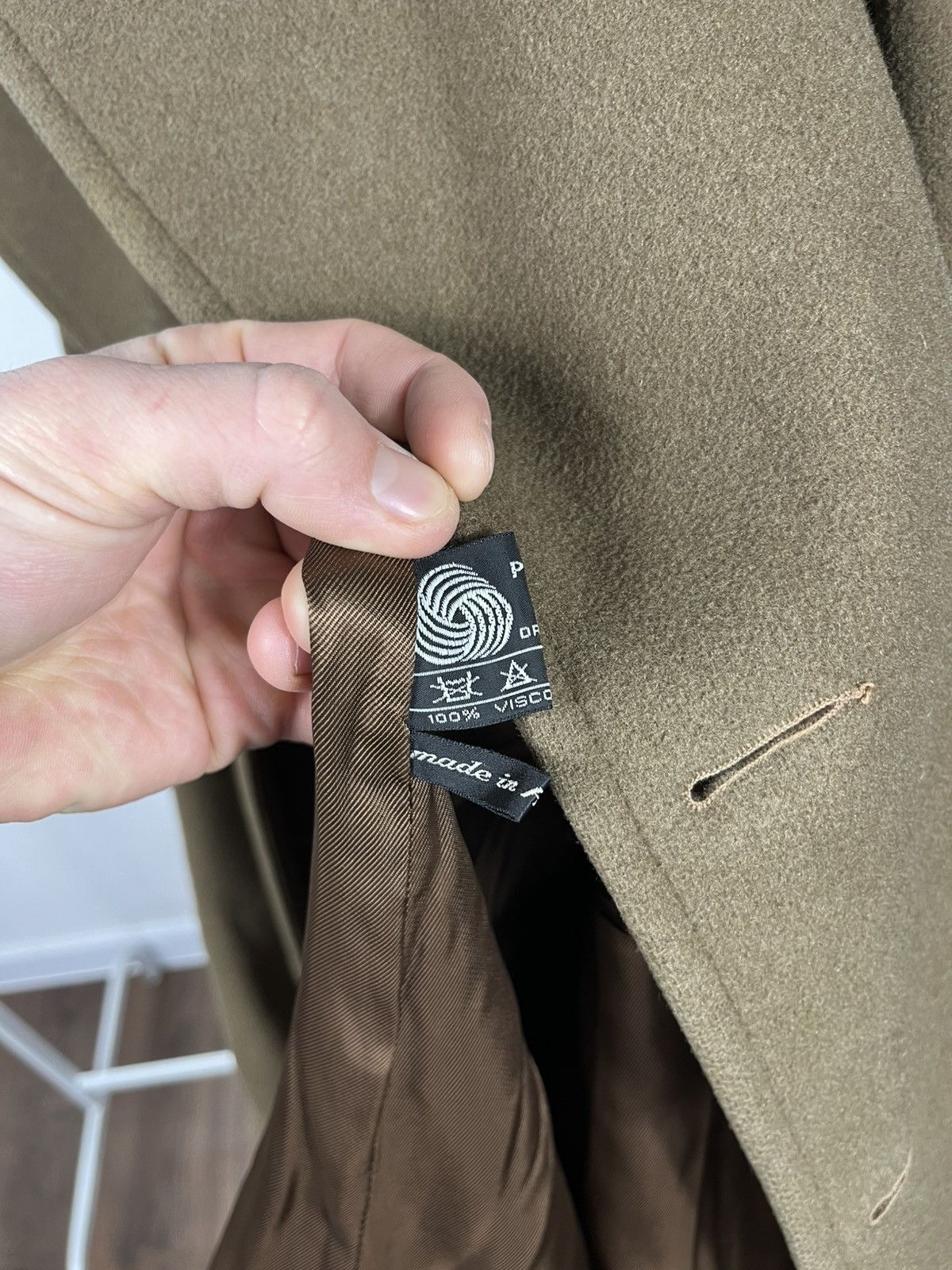 Other Vintage Wool Double Breasted Military Style Coat Size 44 Size US XL / EU 56 / 4 - 6 Thumbnail