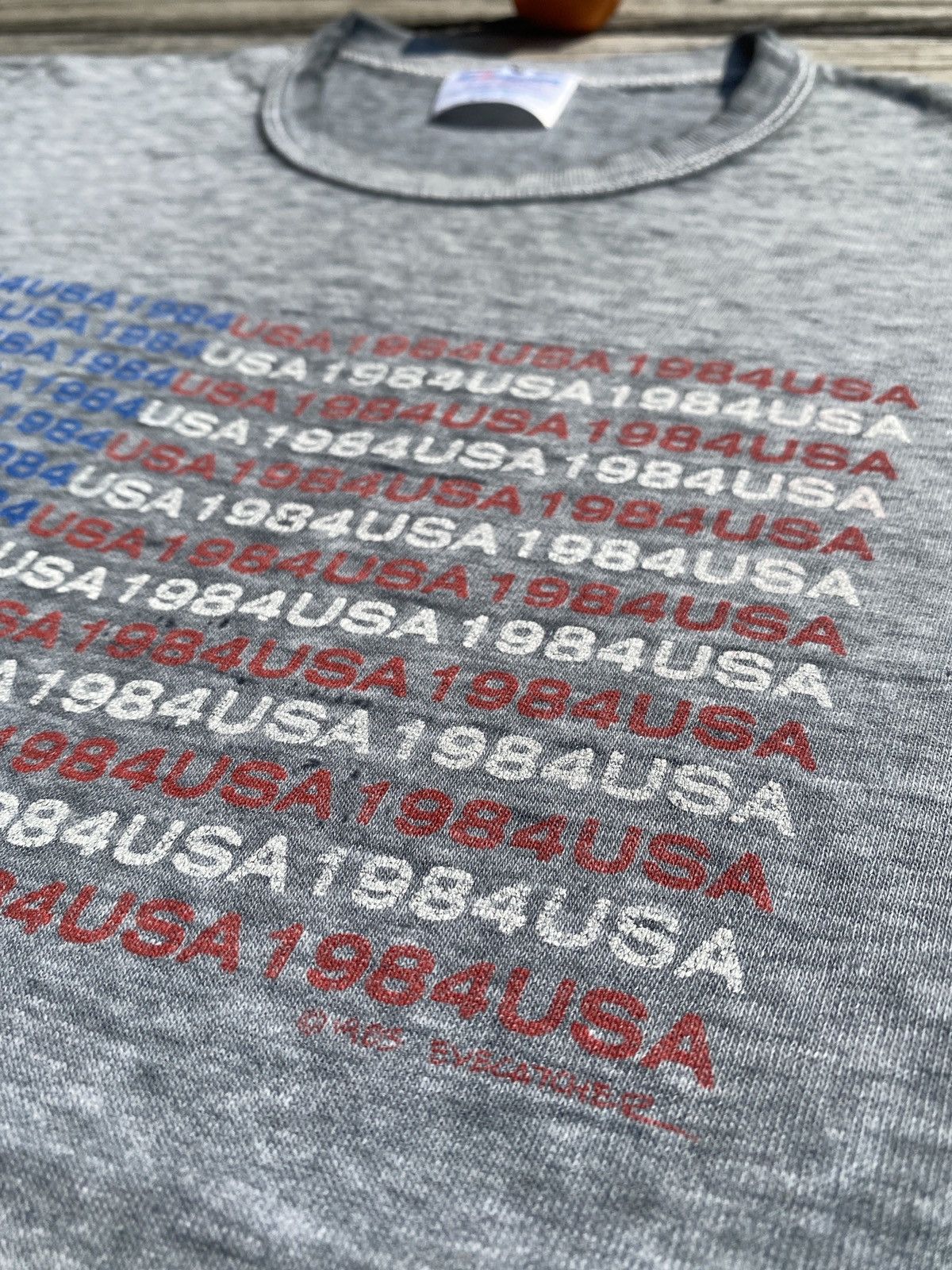 Hanes × Vintage 80s usa olympics flag print shirt sz L Size US L / EU 52-54 / 3 - 3 Thumbnail