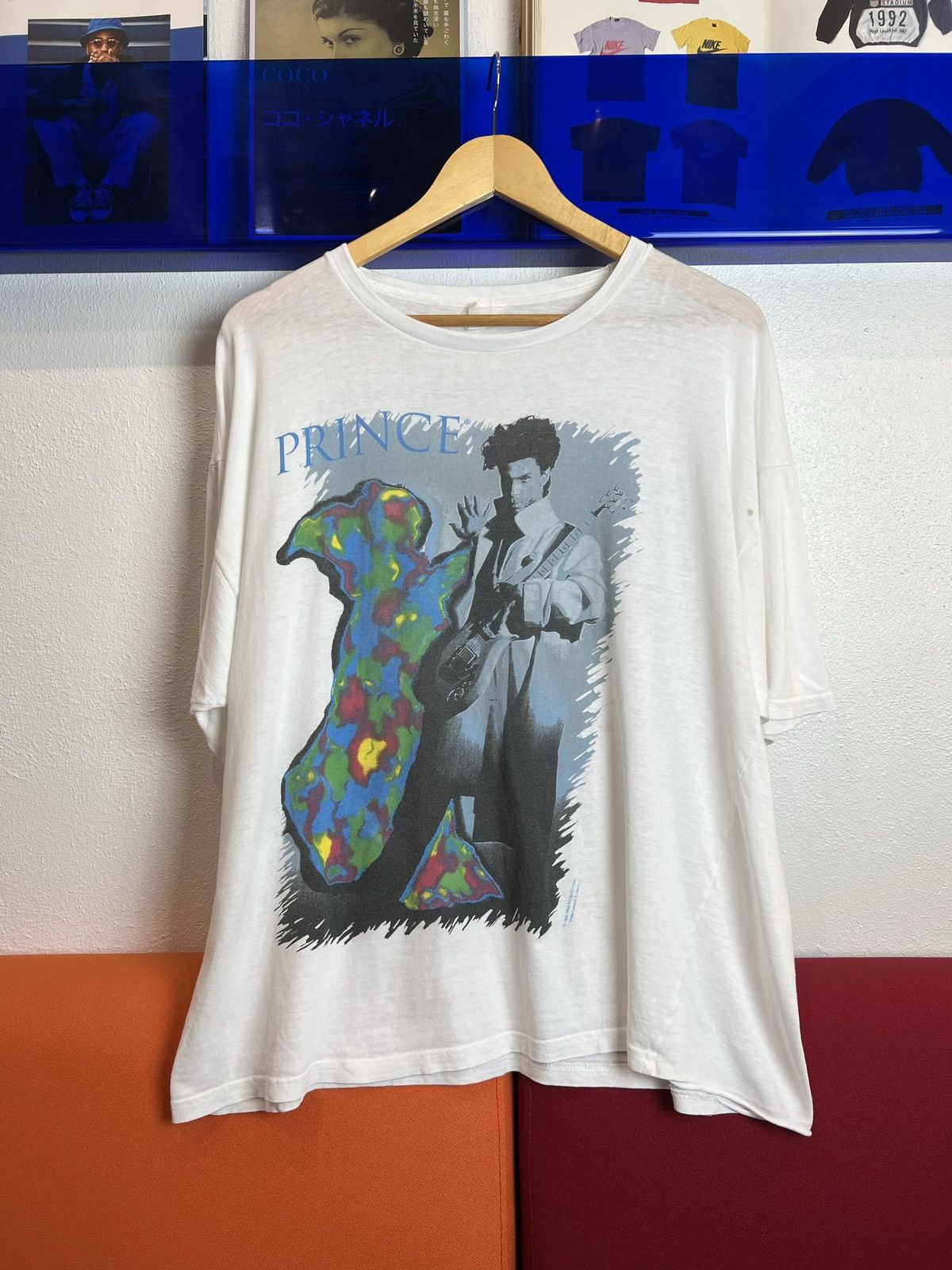 image of Band Tees x Prince Vintage 90’S Prince T-Shirt in White, Men's (Size XL)