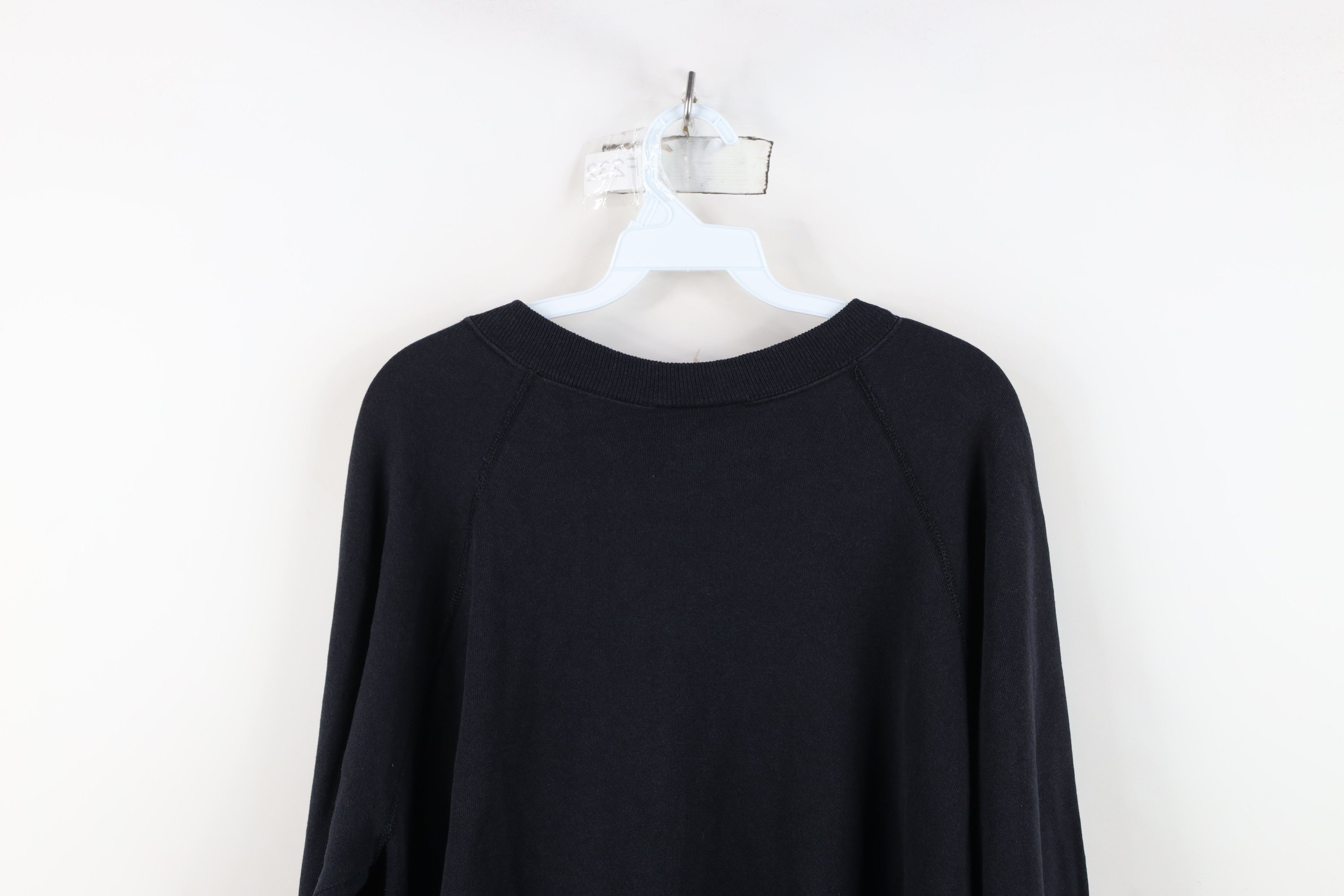 Vintage Vintage 80s 90s Streetwear Crewneck Sweatshirt Black USA Size US XXL / EU 58 / 5 - 12 Thumbnail