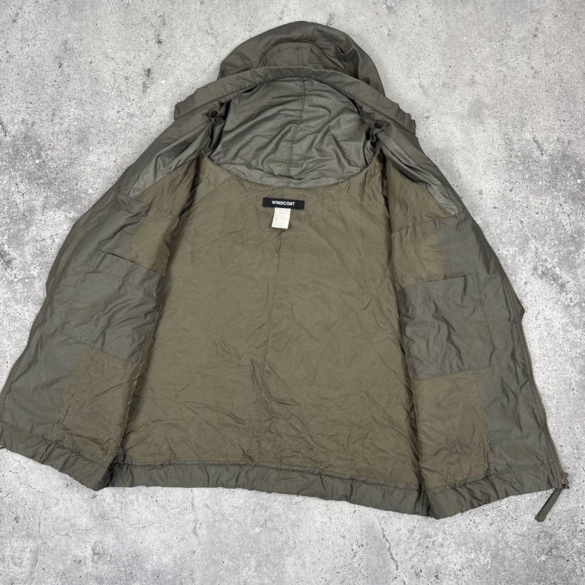 Issey Miyake × Japanese Brand × Vintage Vintage 90s Issey Miyake Windcoat Ninja Padded Jacket Olive Size US S / EU 44-46 / 1 - 13 Thumbnail