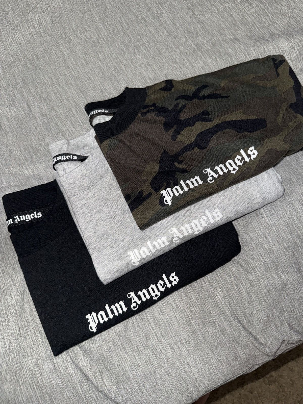 Palm Angels Palm Angels Camo Classic Tees Tripack Multicolor S Size US S / EU 44-46 / 1 - 1 Thumbnail