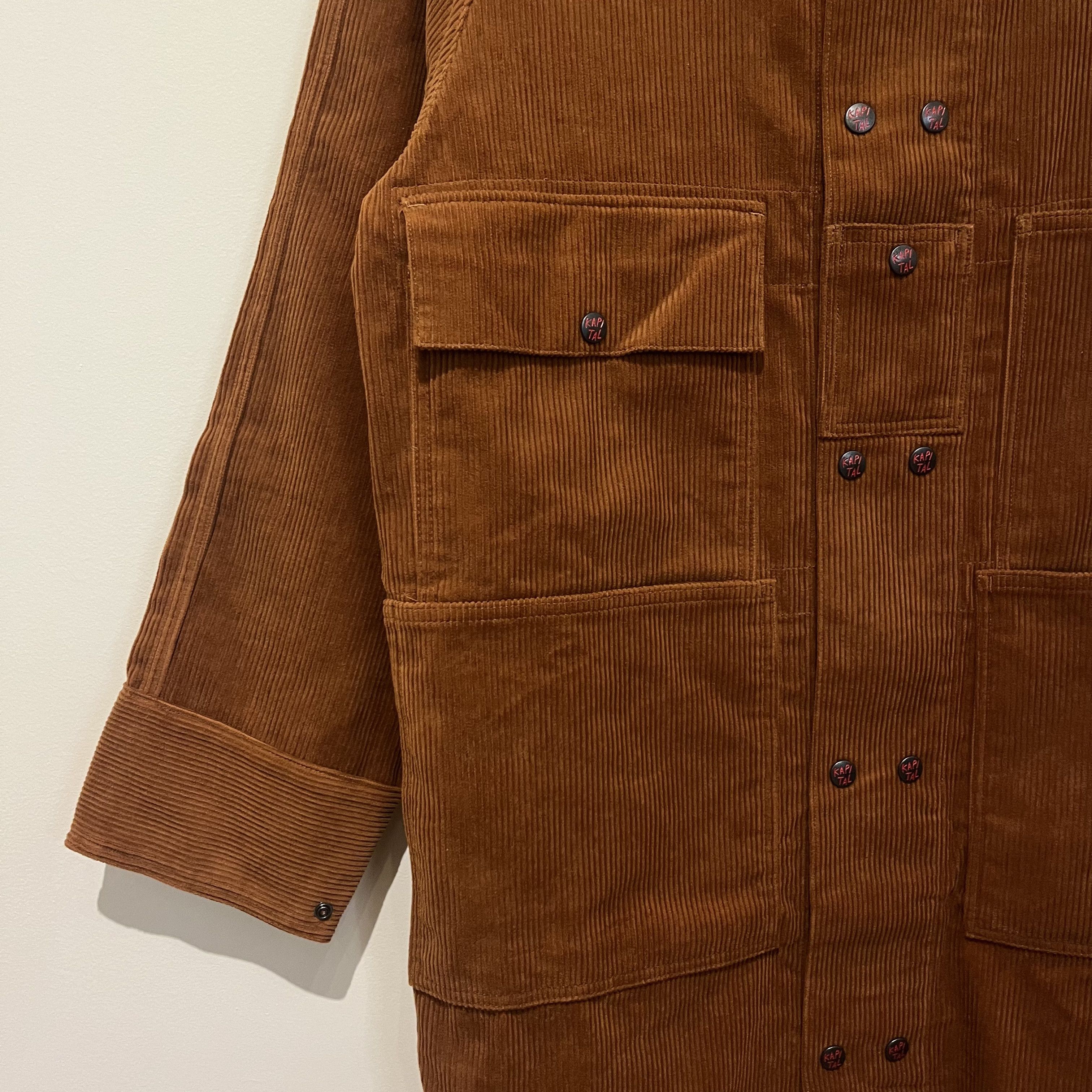 Kapital Kapital Corduroy Camel Coat Size US L / EU 52-54 / 3 - 4 Thumbnail