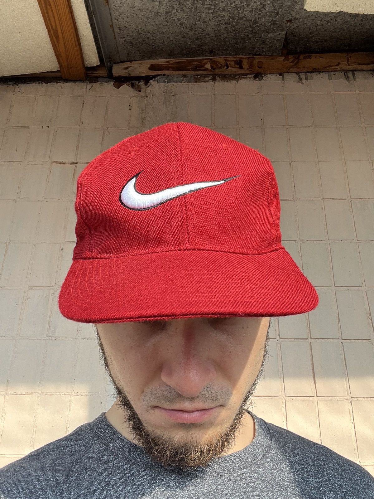 Nike Vintage Cap Nike Big swoosh Streetwear Hat Y2K Size ONE SIZE - 18 Thumbnail