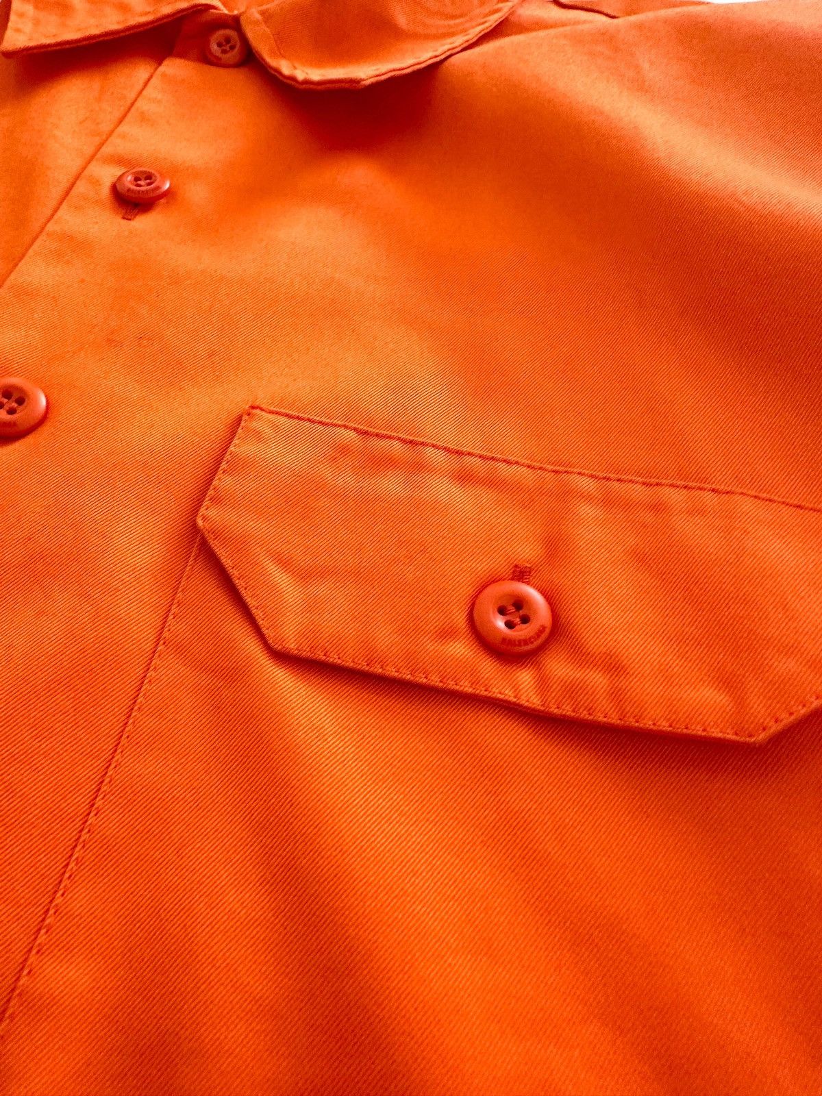 Balenciaga Sz1 Oversized Heavy Orange Cargo Shirt Size US S / EU 44-46 / 1 - 3 Thumbnail