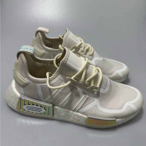 Adidas Adidas NMD R1 Crystal White Iridescent Blue GV7351 Mens 6.5 Size US 6.5 / EU 39-40 - 6 Thumbnail